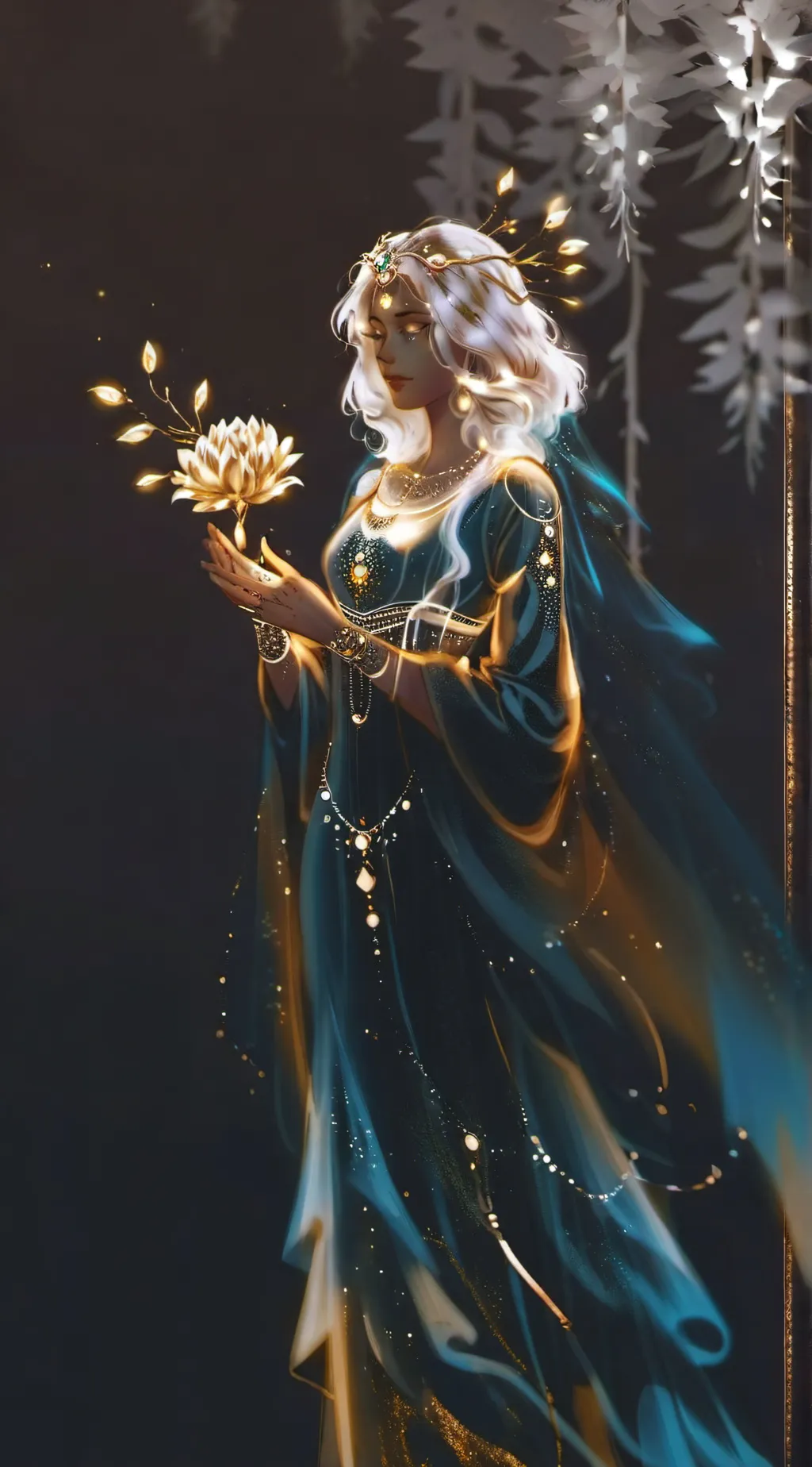 ai character: MD In backrooms background