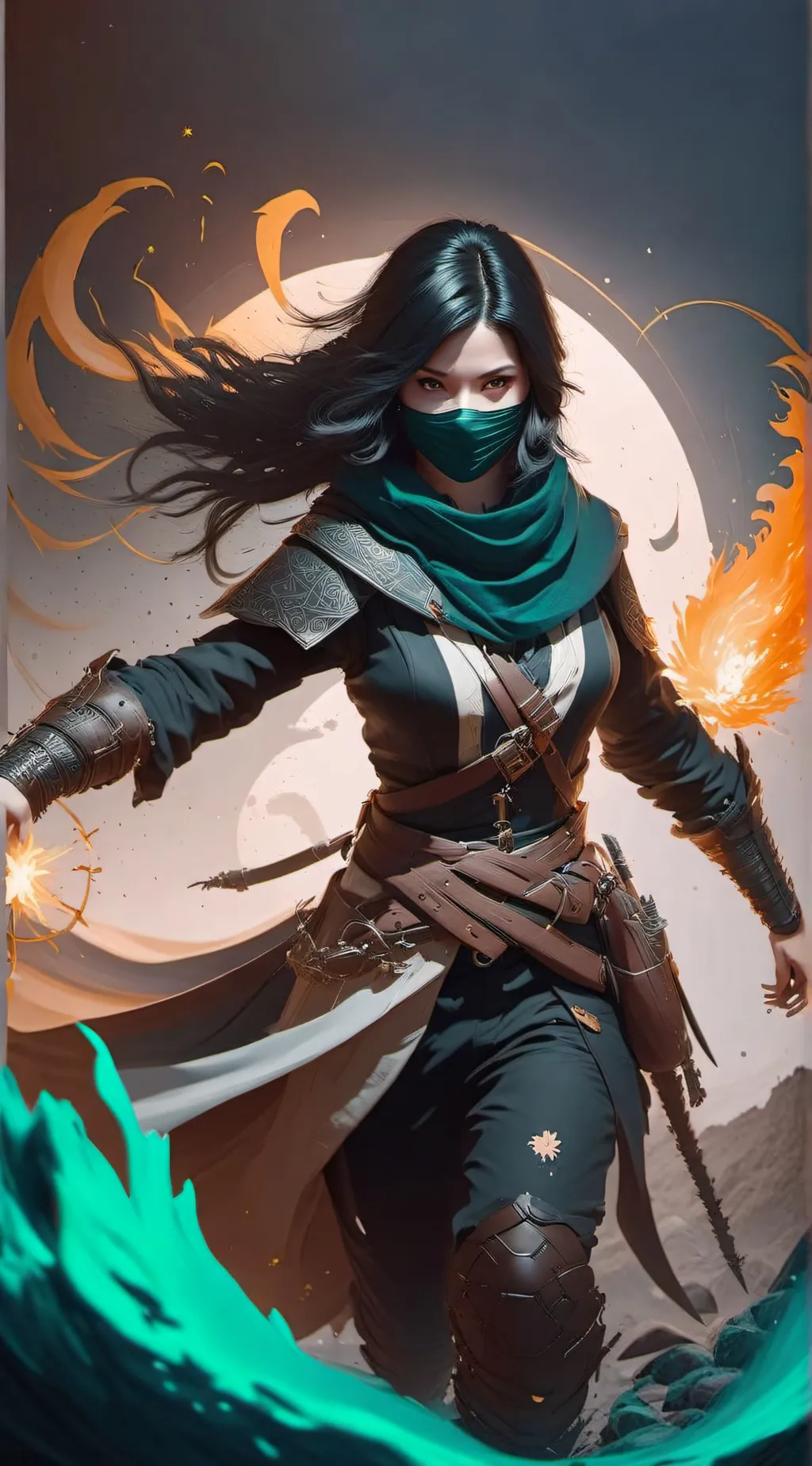 ai character: Aria background