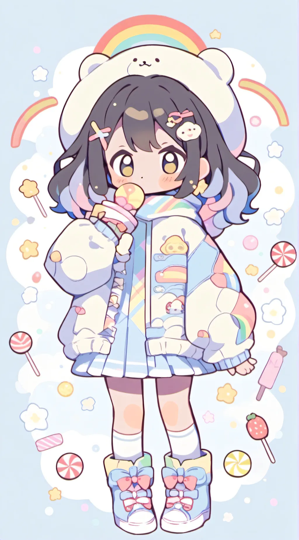 ai character: Ashley background