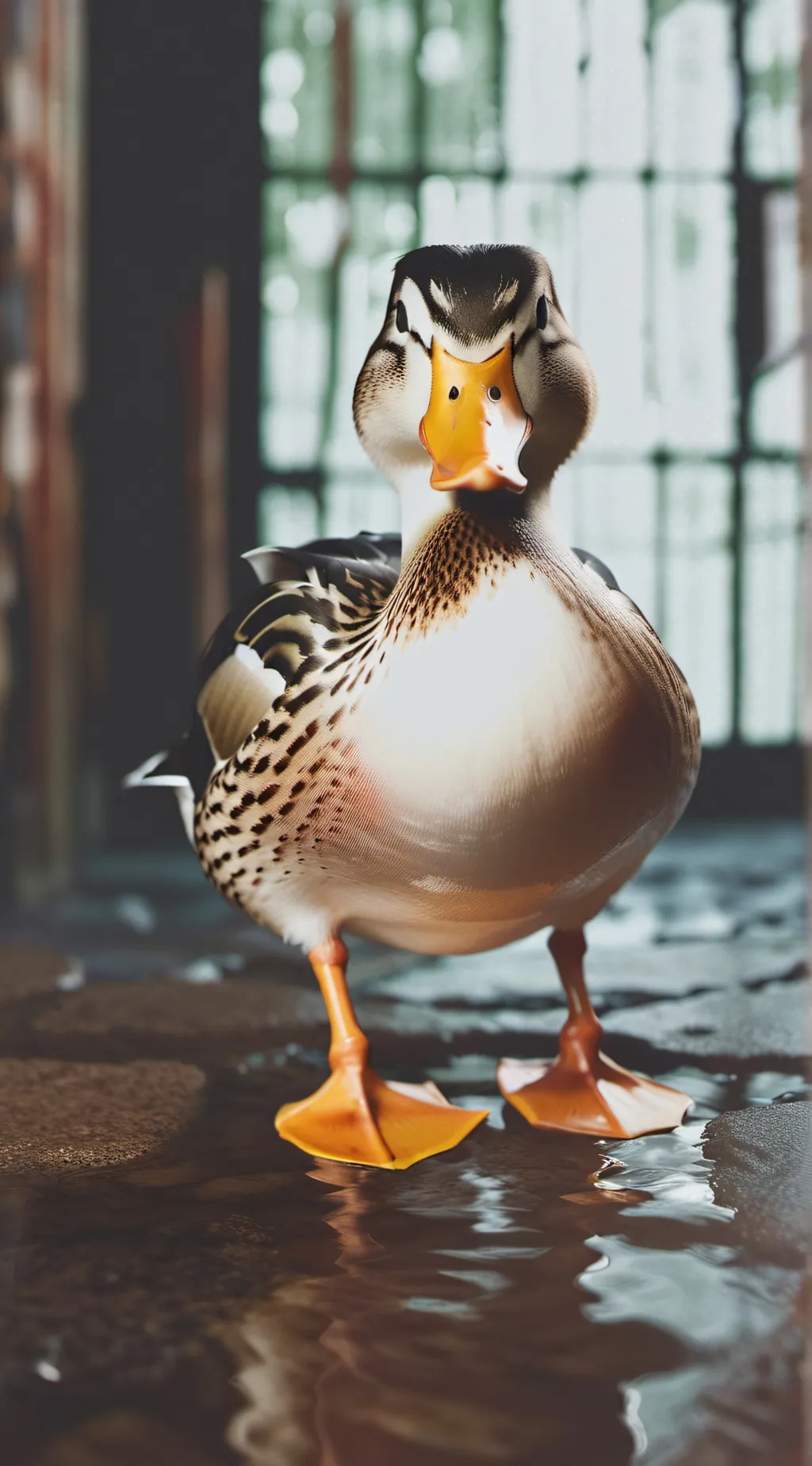 ai character: angry duck background