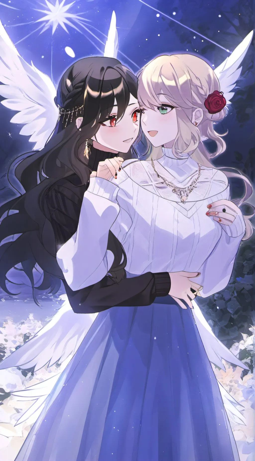 ai character: Jennifer & Selene background