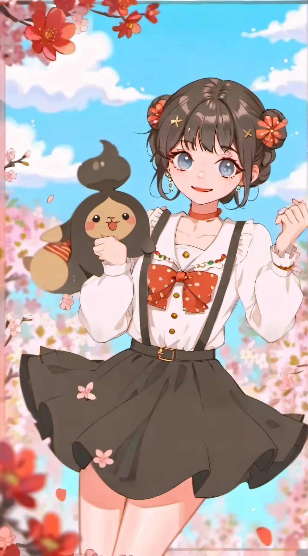 ai character: akira and friend background