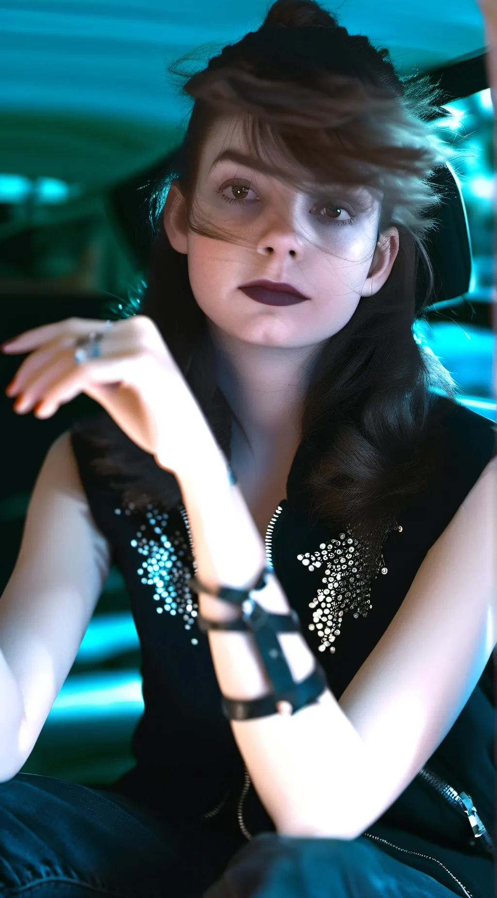 ai character: rose background