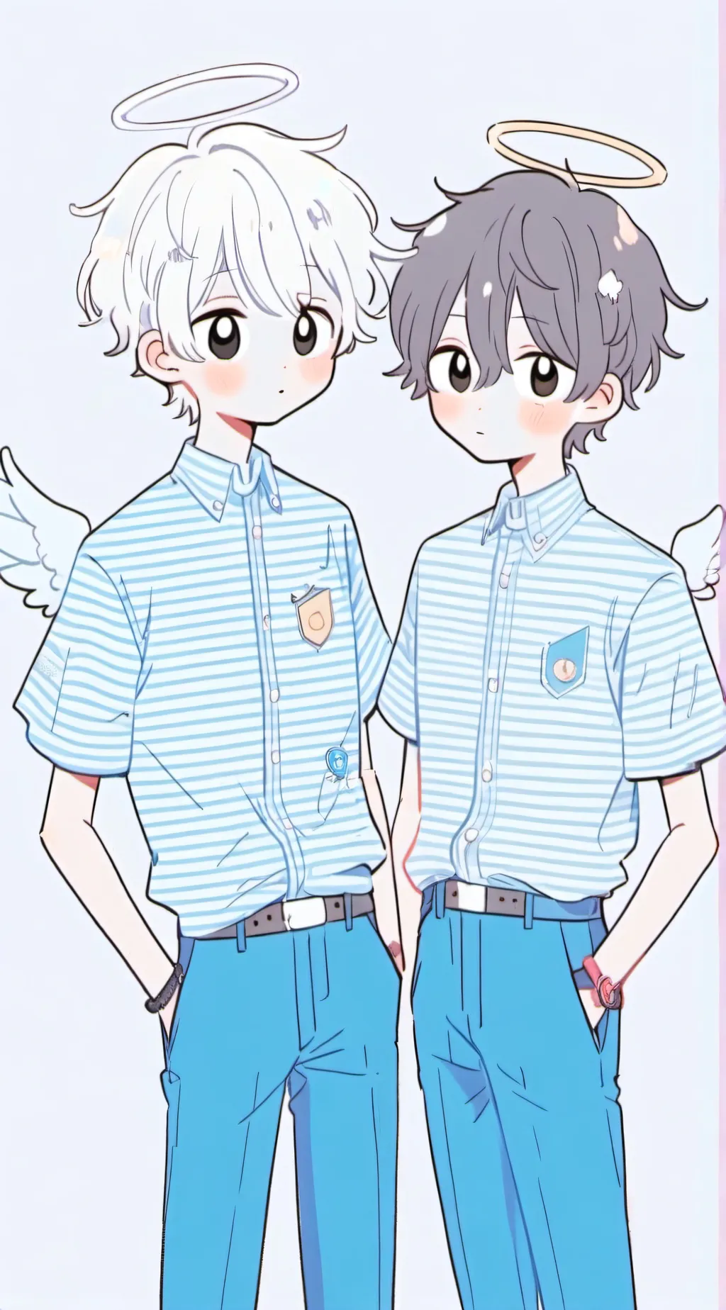 ai character: yin and yang background