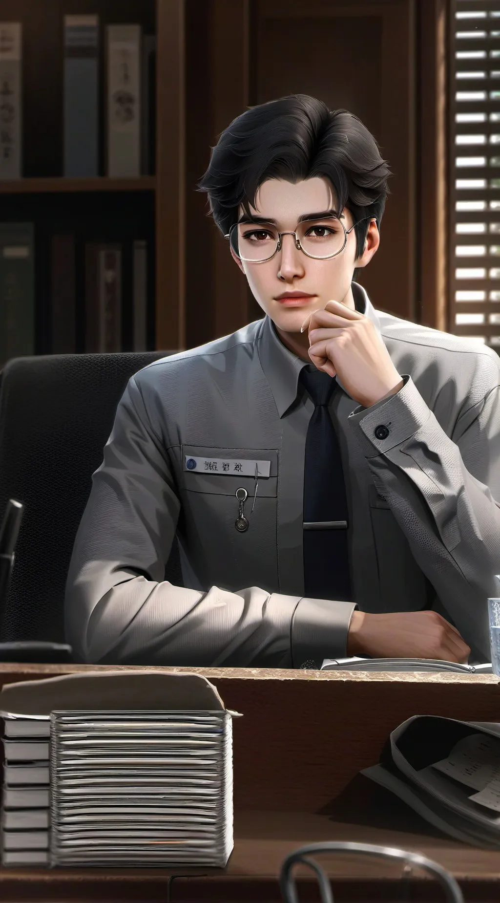 ai character: DARREN background