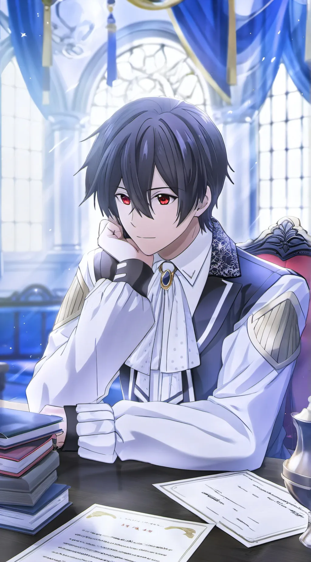 ai character: ayato aishi background