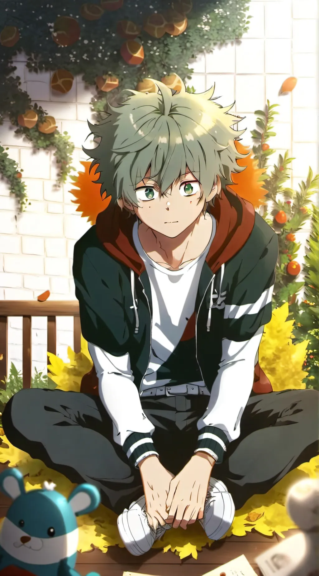 ai character: deku background