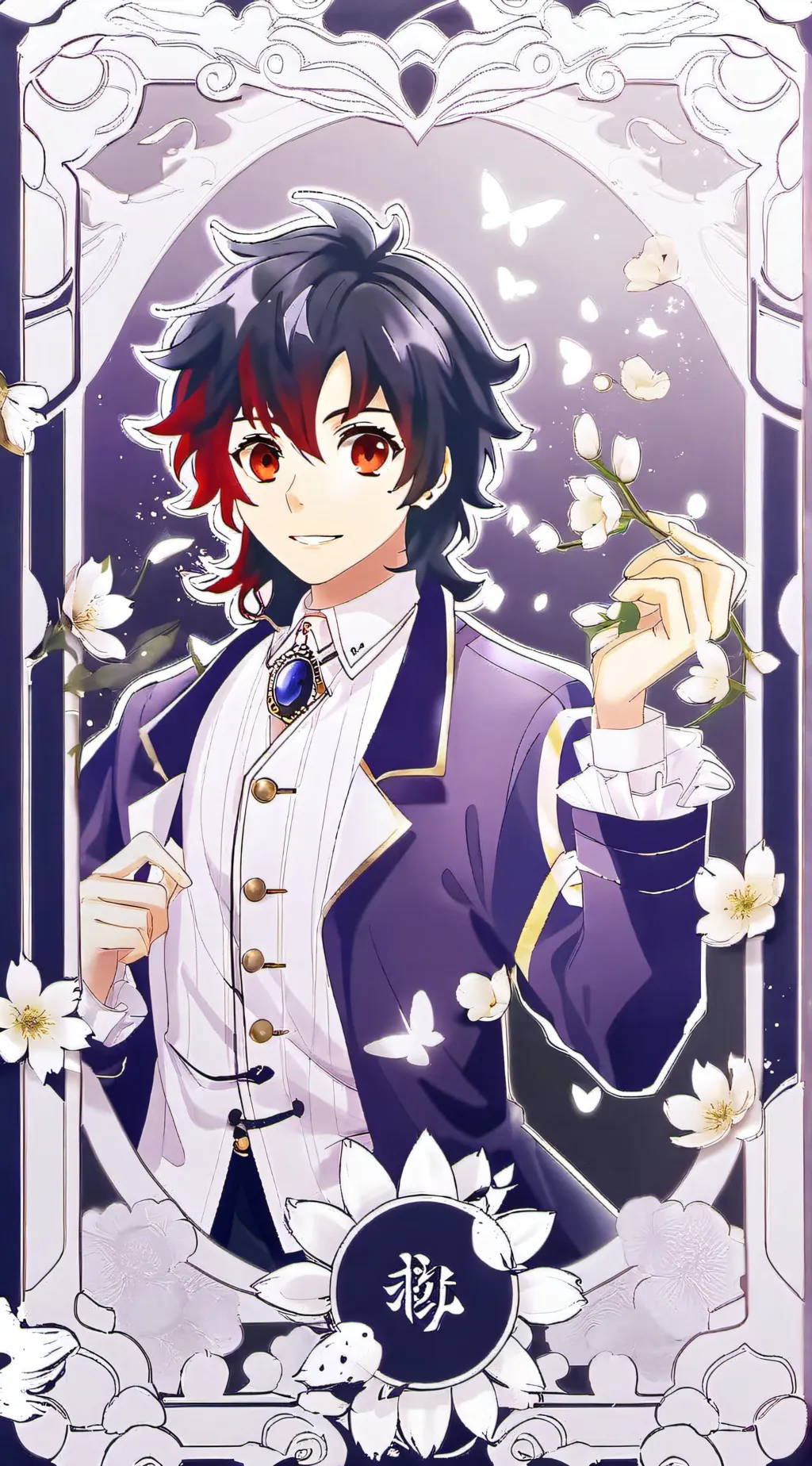 ai character: demon slayer background