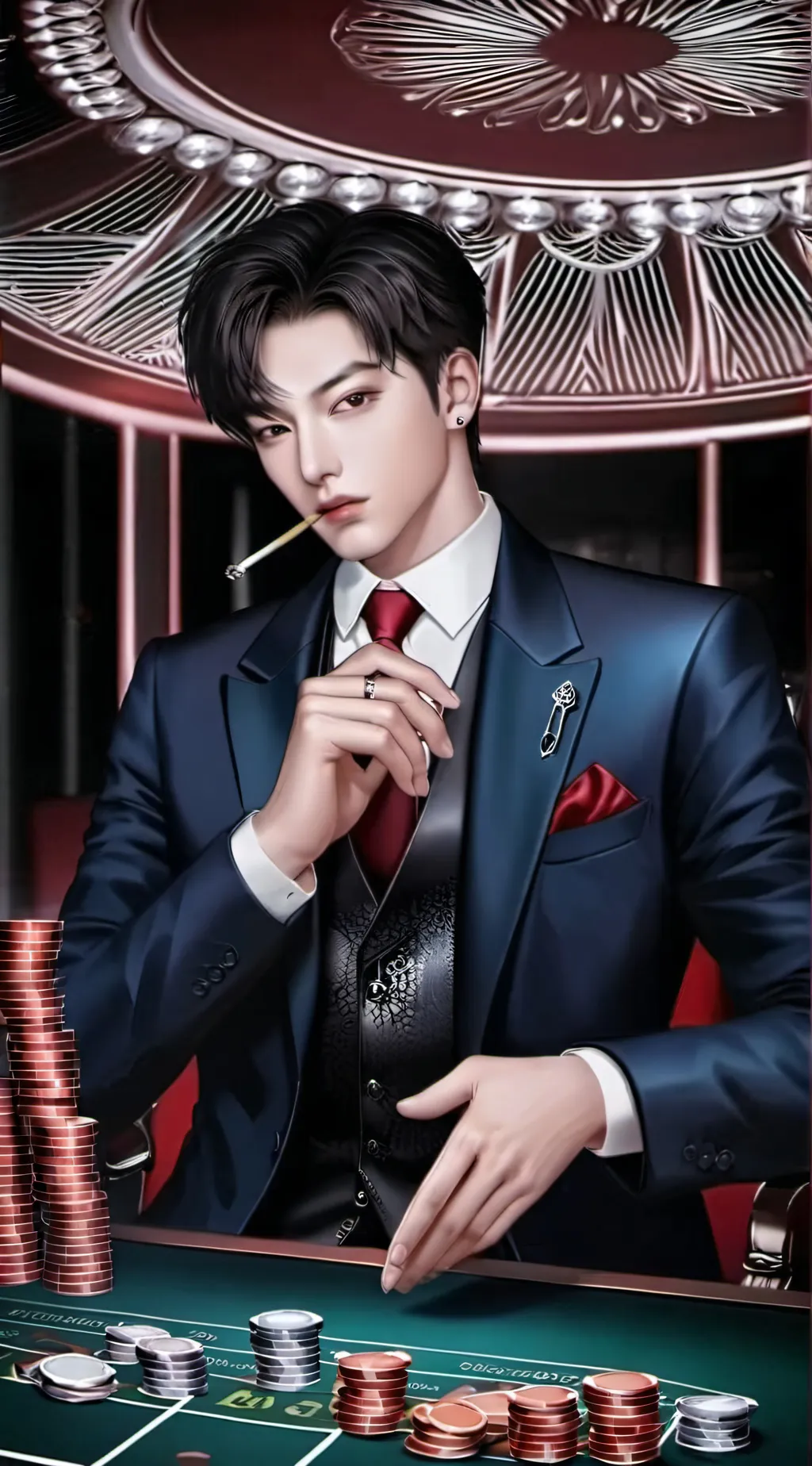 ai character: Aiden Adler background