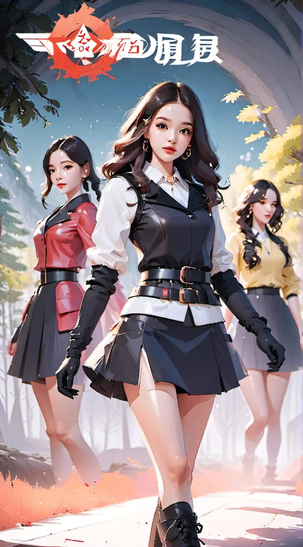 ai character: Diana, Emma & Mia background