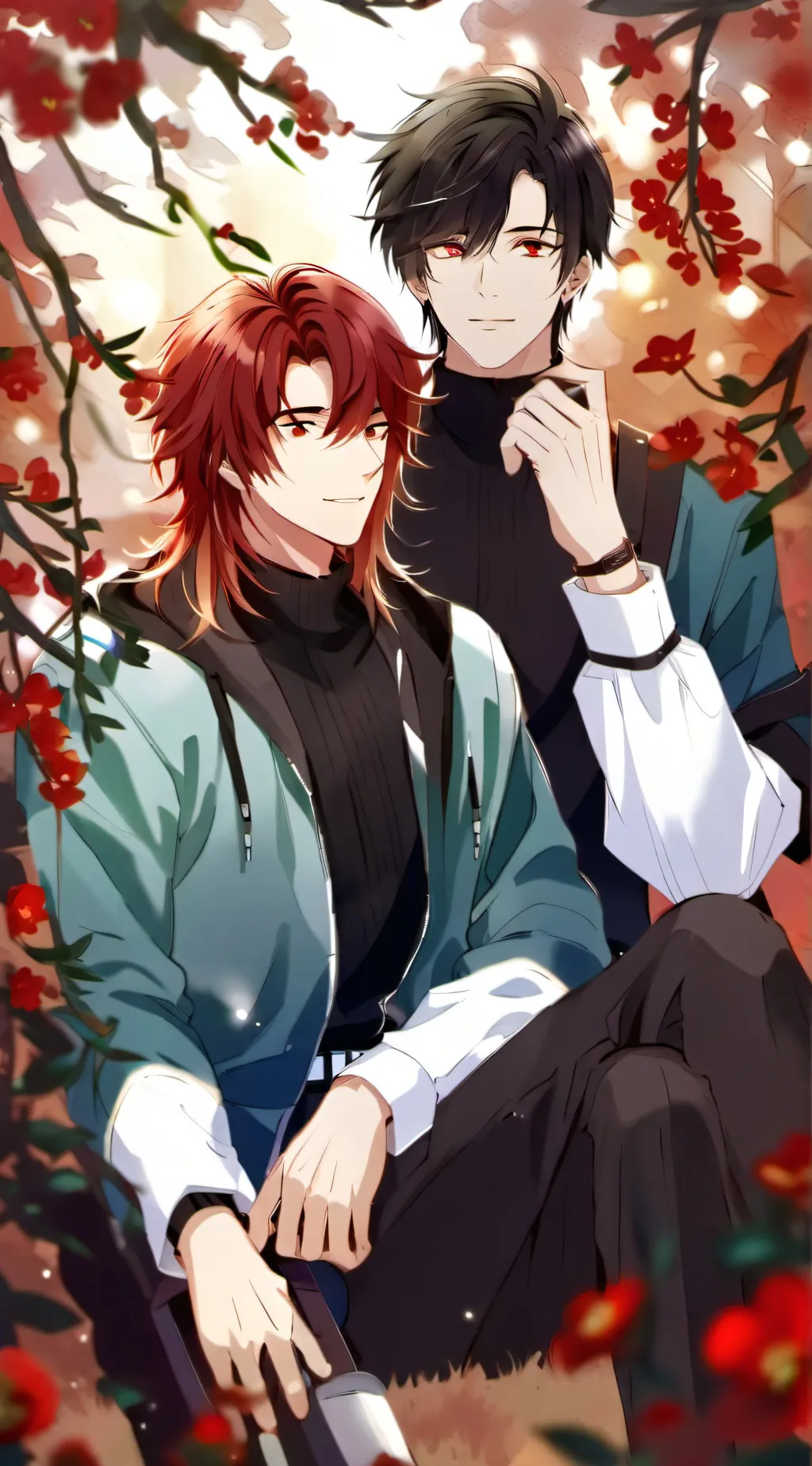 ai character: kai & Aron  background