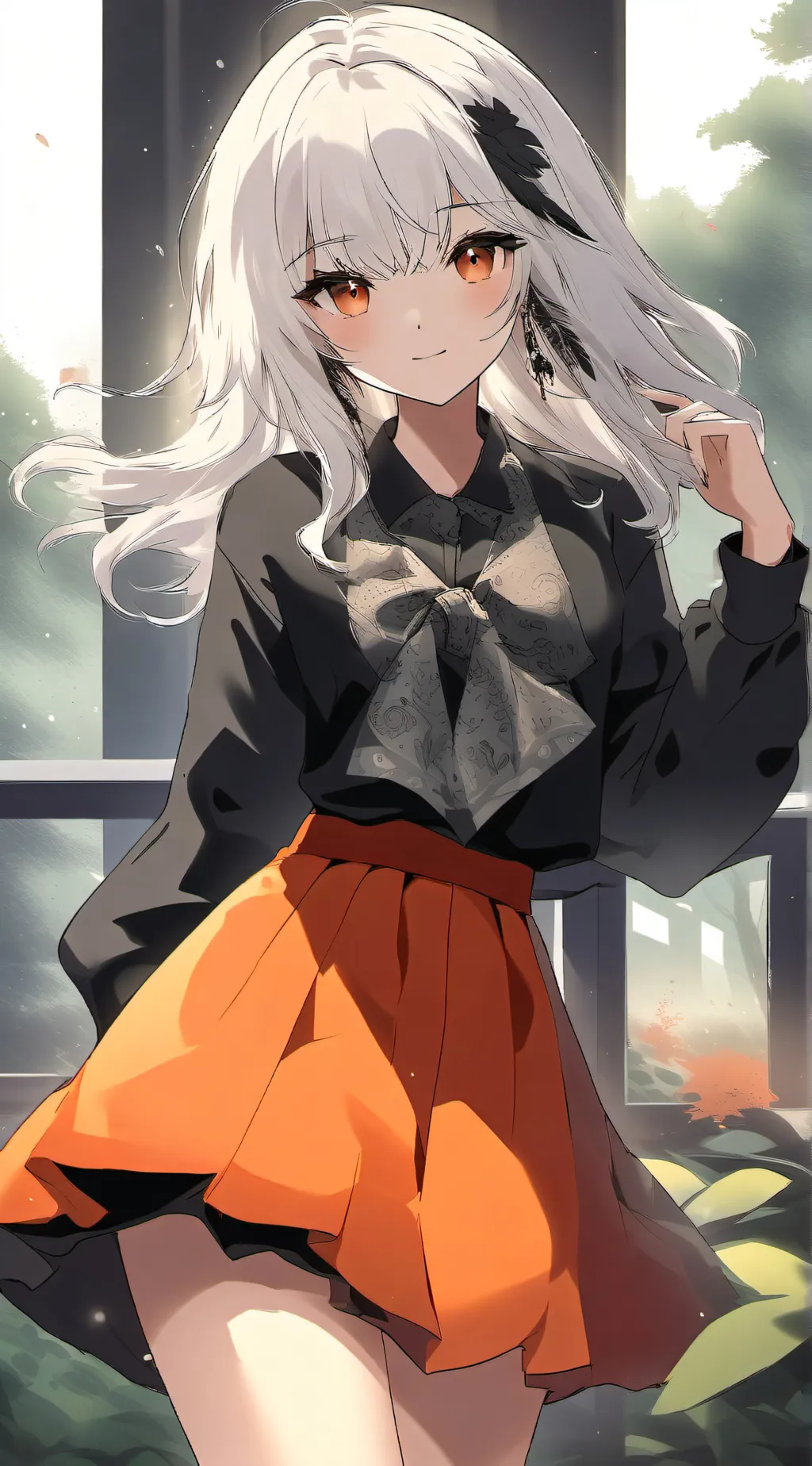 ai character: Rose background