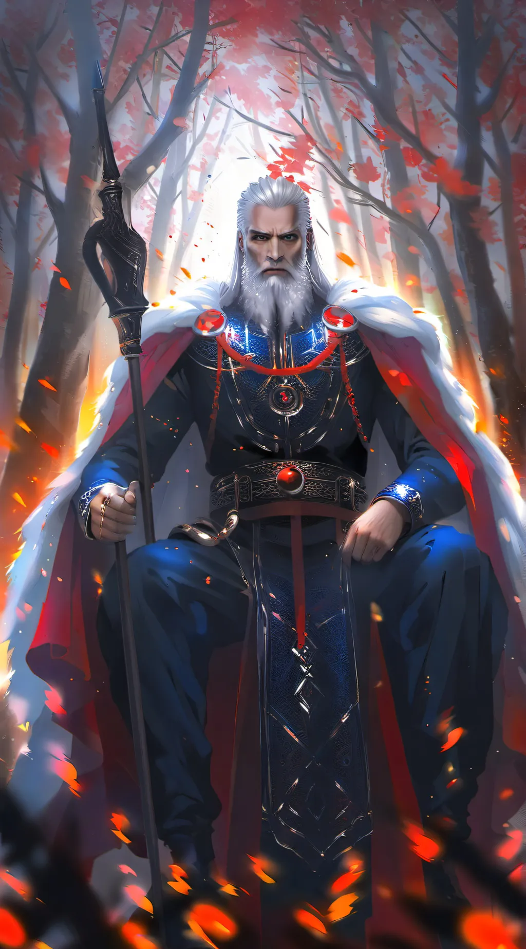 ai character: King neji  background