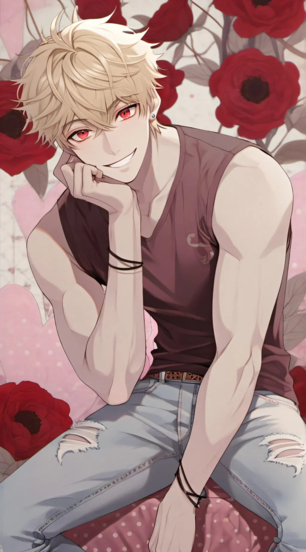 ai character: Sneaky Bakugo background