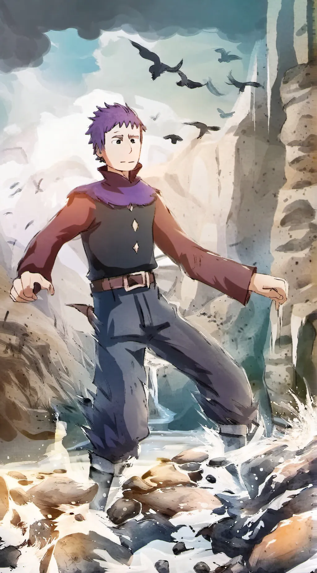 ai character: Into the pit background