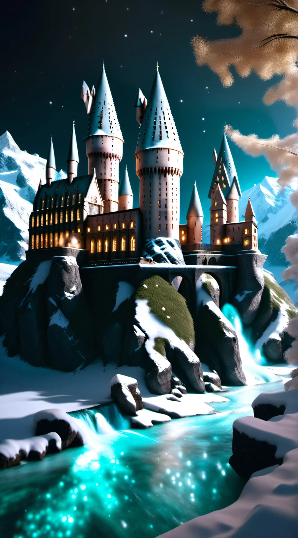ai character: Hogwarts background