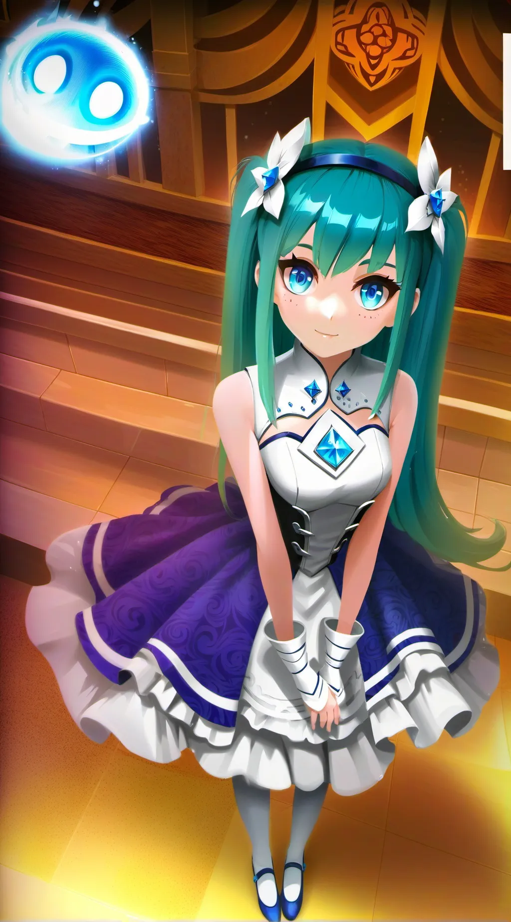 ai character: Katie and crews background