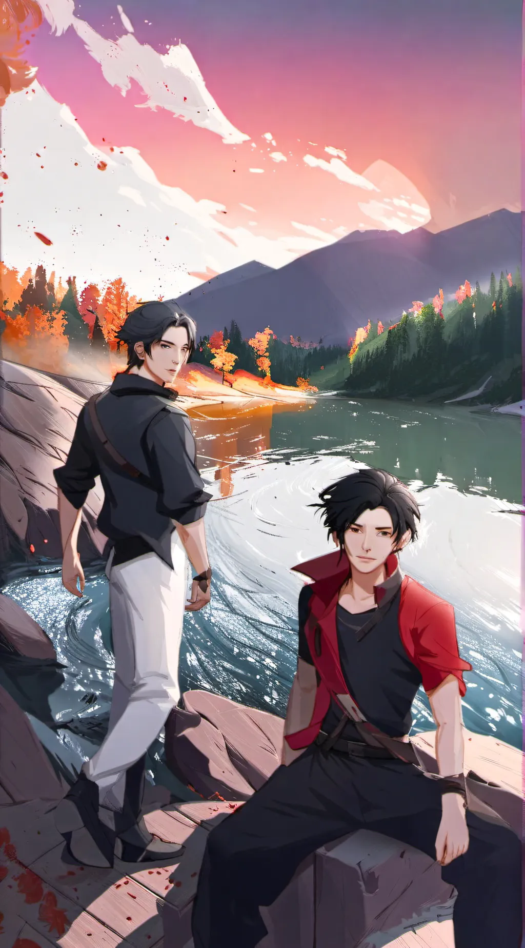 ai character: Alex and Aj background