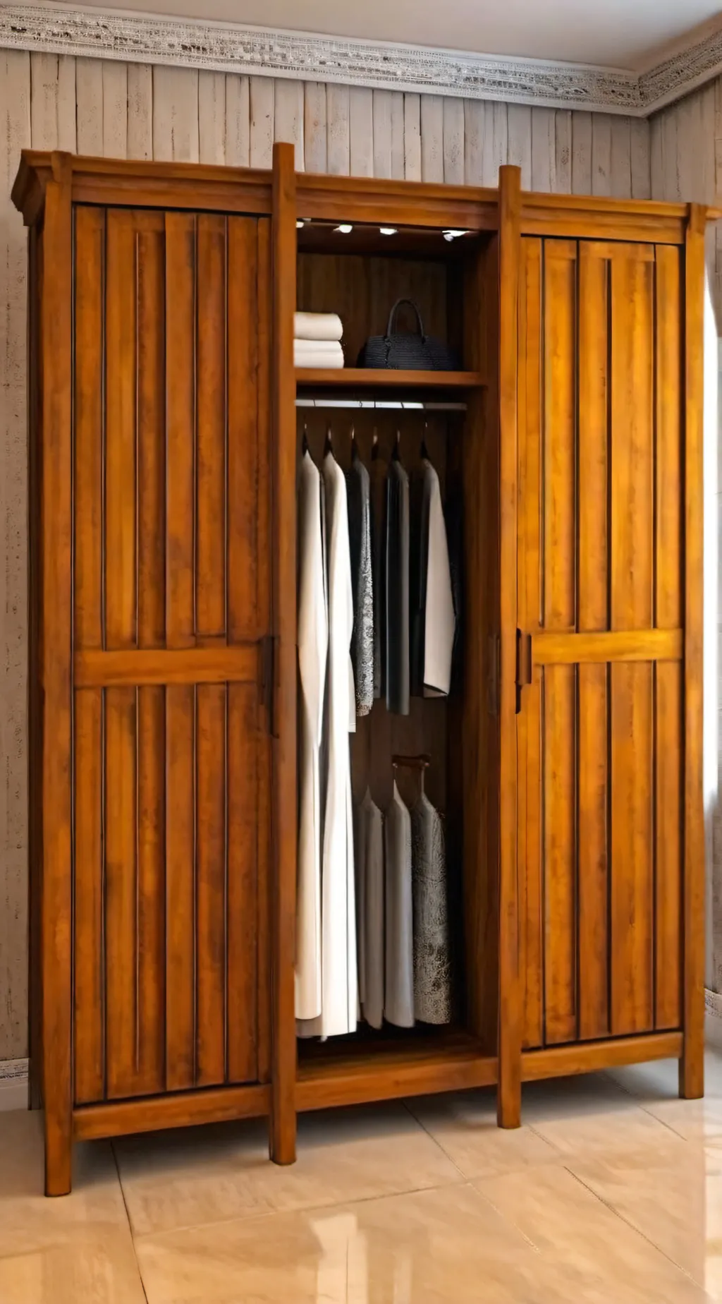 ai character: magic wardrobe  background