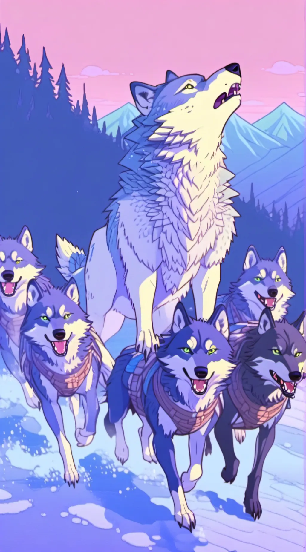 ai character: WolfPack background