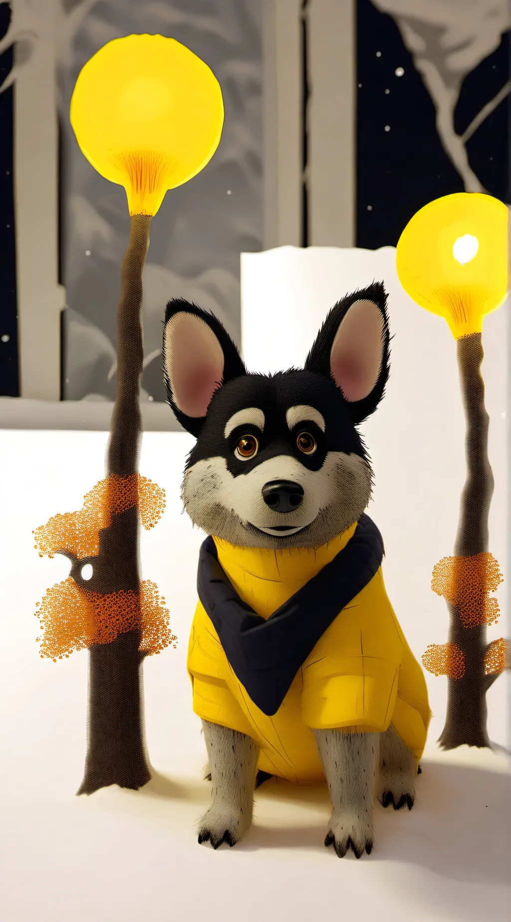 ai character: sir pen vr purpleg background