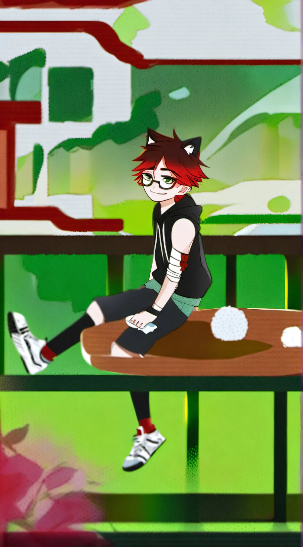 ai character: Mikko goes to Mha background