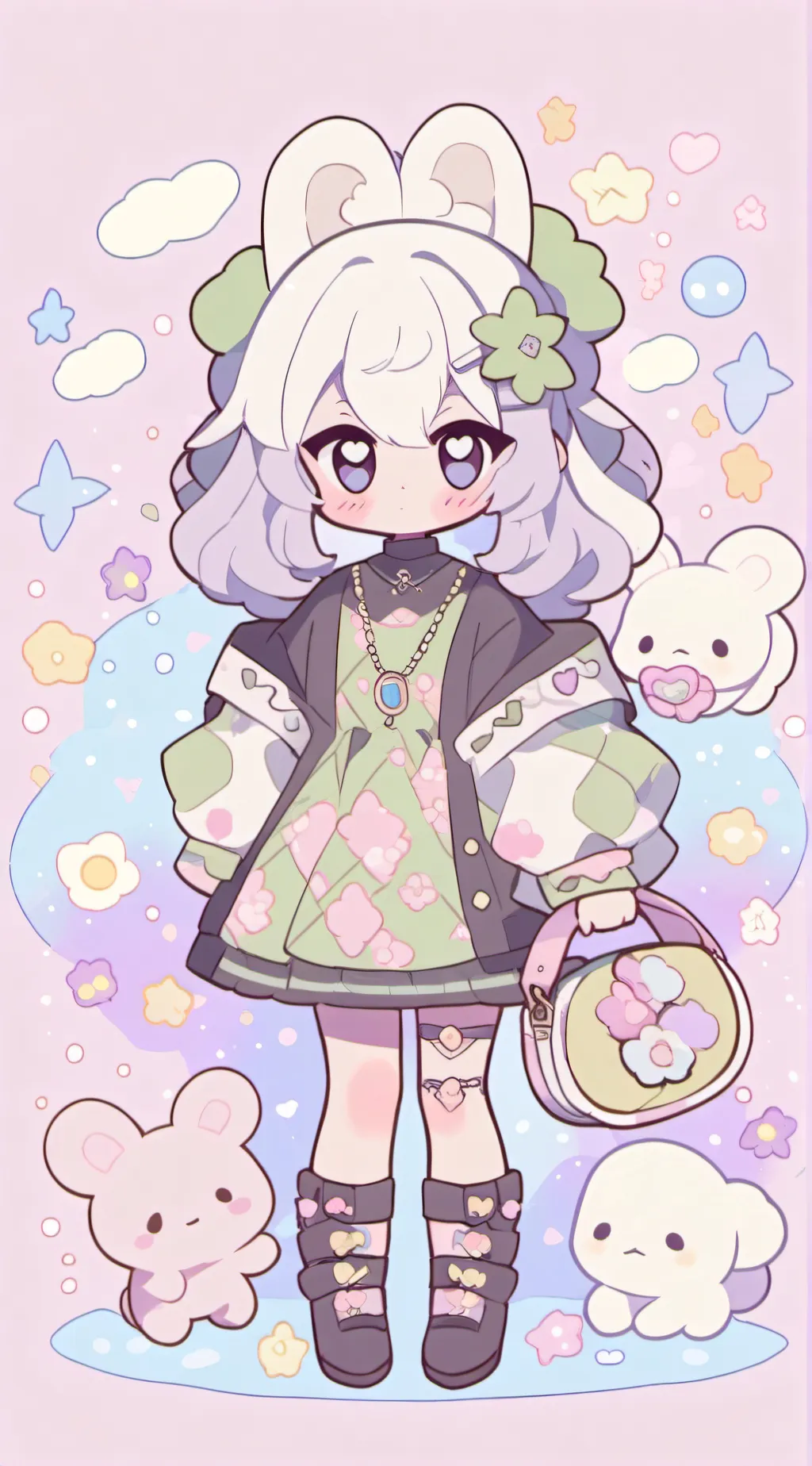 ai character: dress to impress background