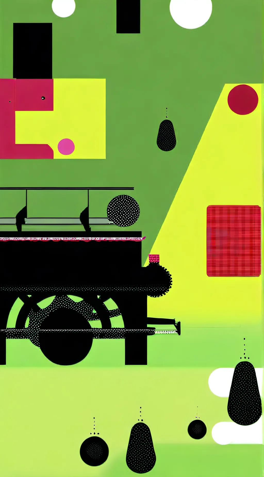 ai character: green background