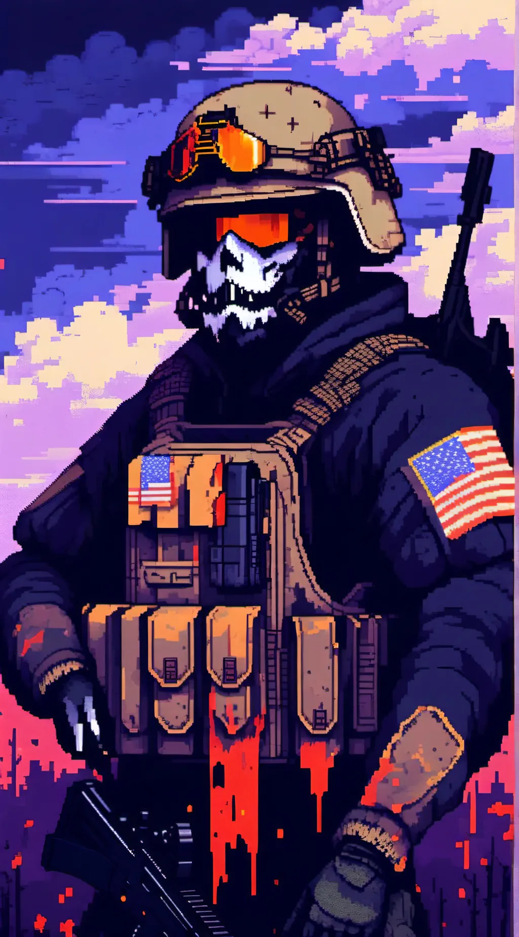 ai character: Death.... background