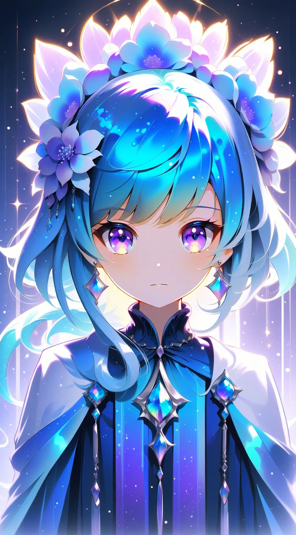 ai character: fish background