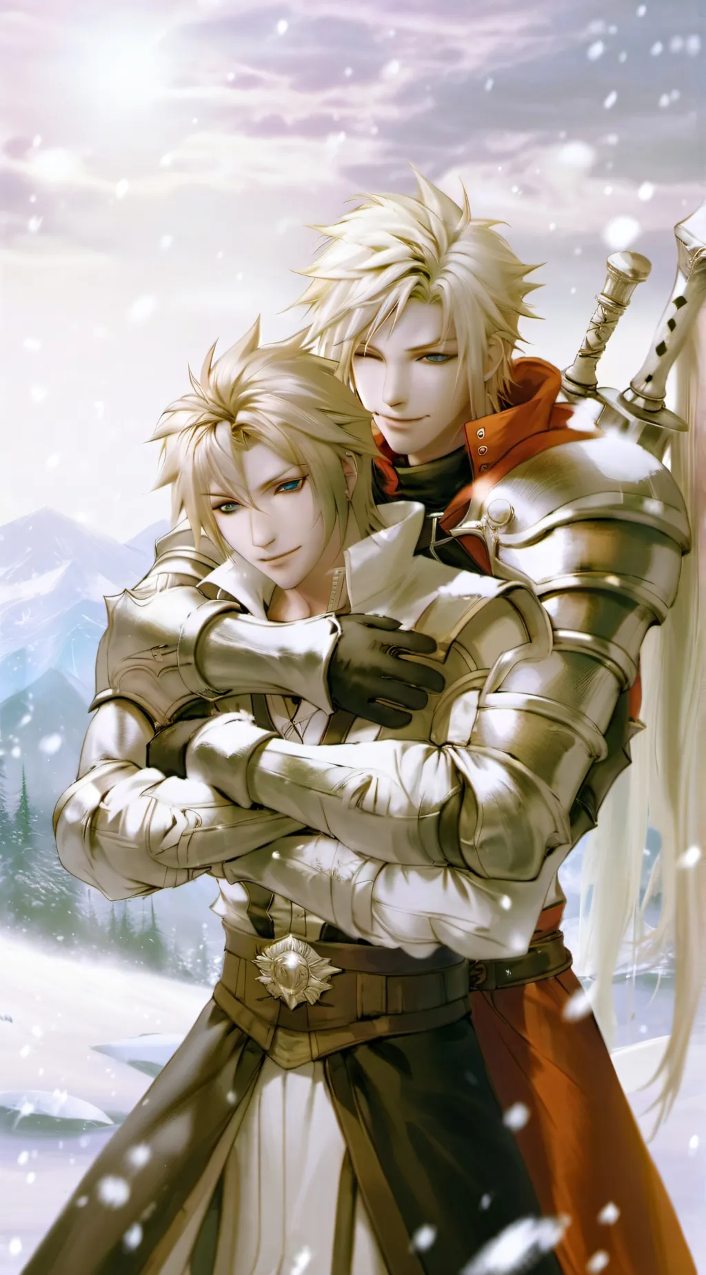 ai character: Cloud and Sky background