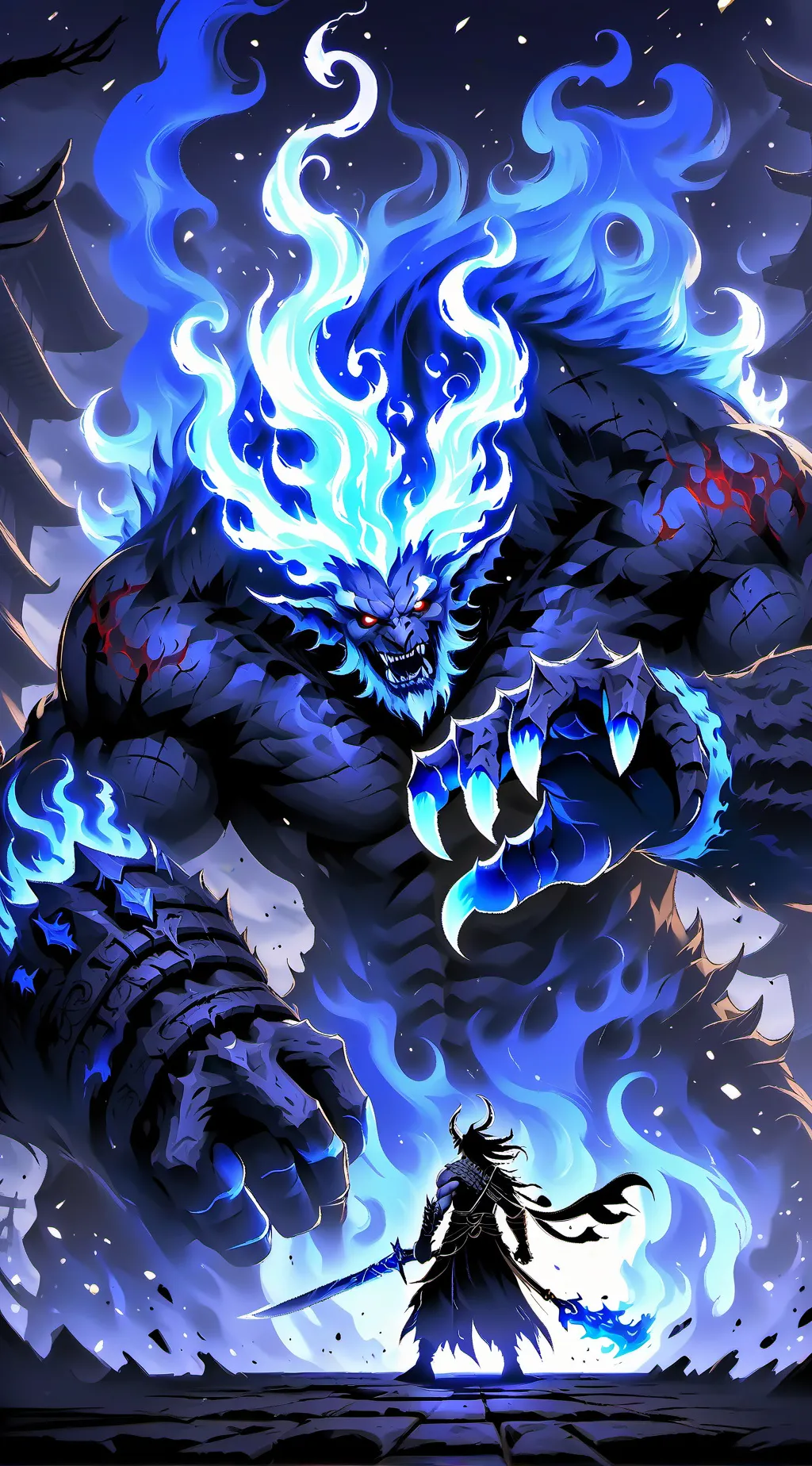 ai character: Ragnarök background