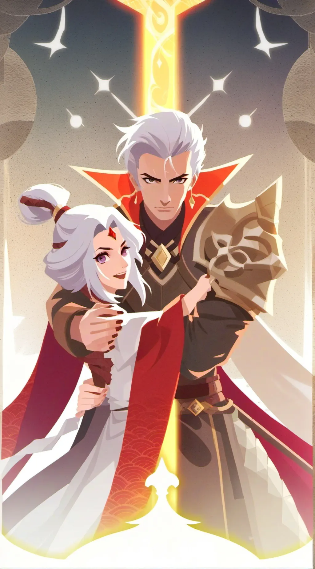 ai character: Alastor x y/n  background