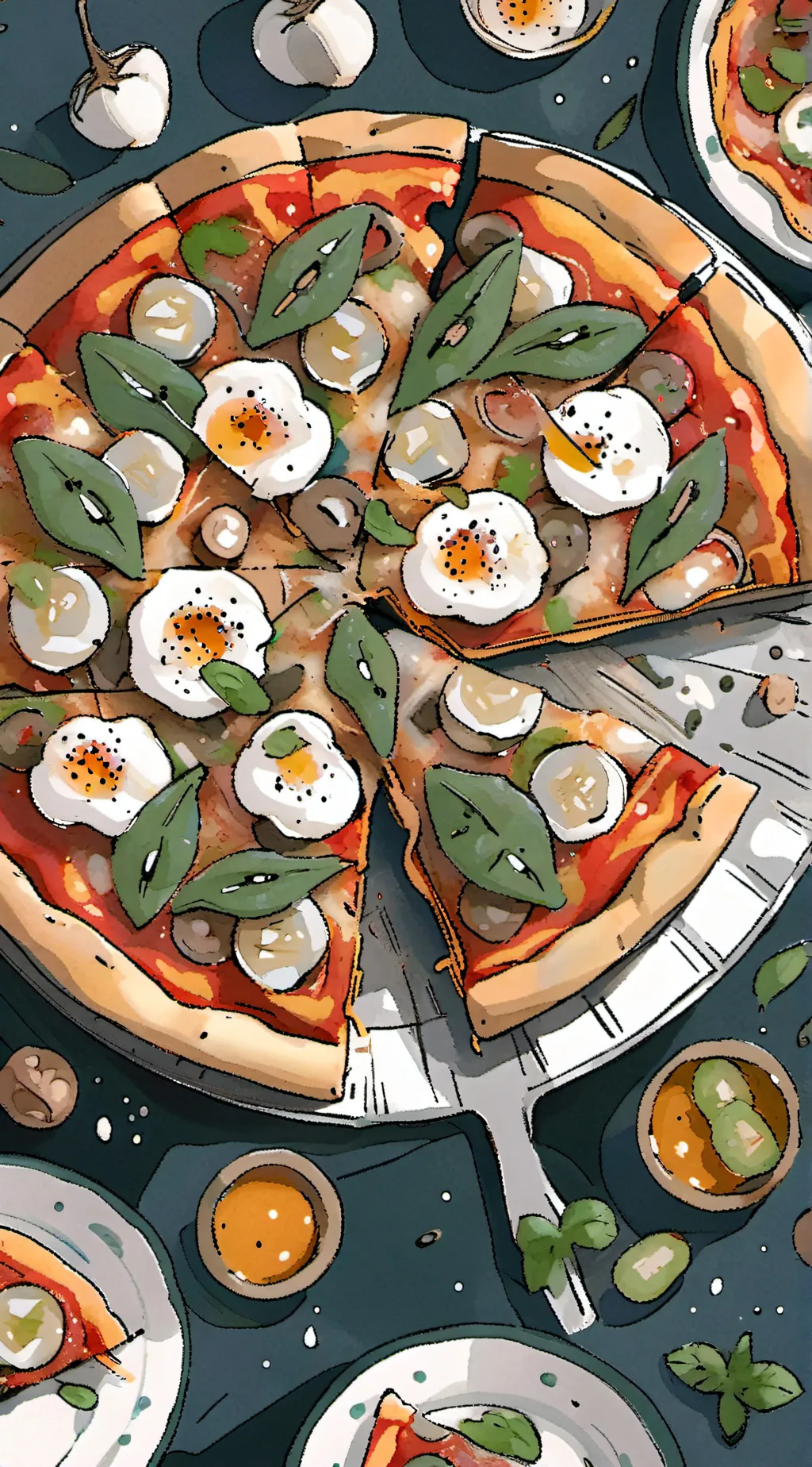 ai character: The talking 🍕 background