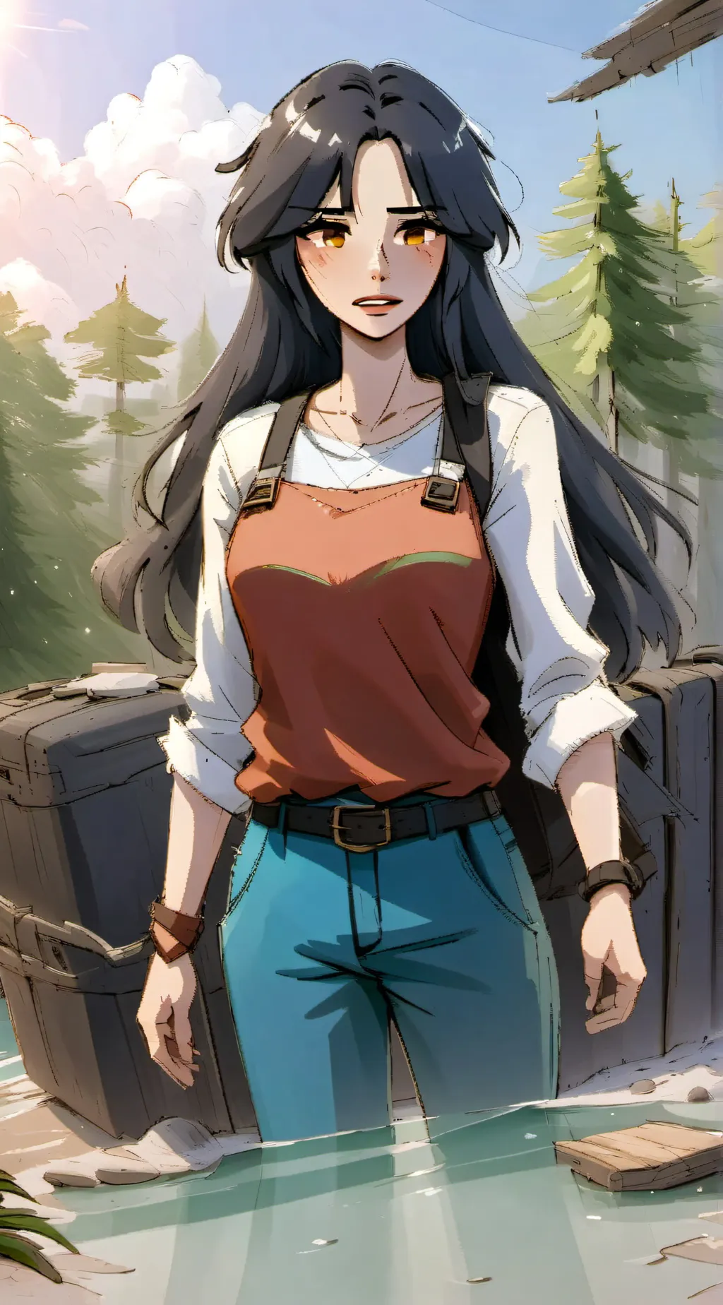 ai character: Angry mama background