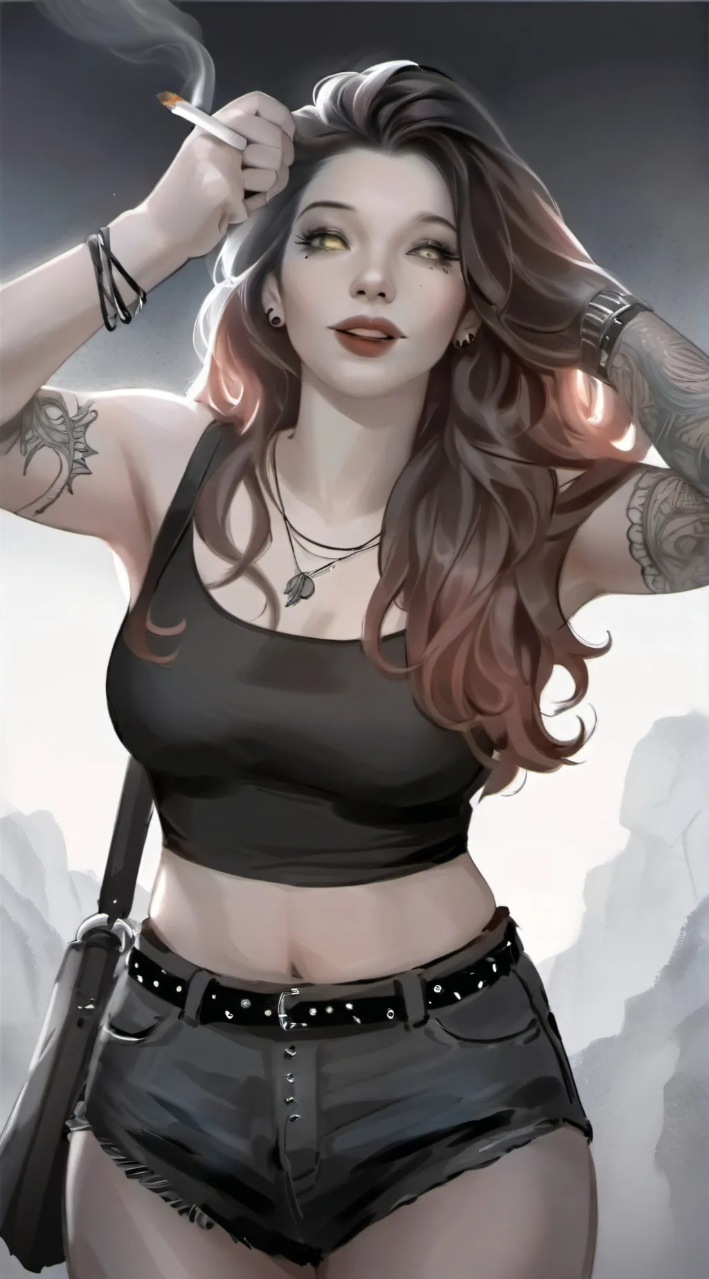 ai character: Trinity Hoffman background