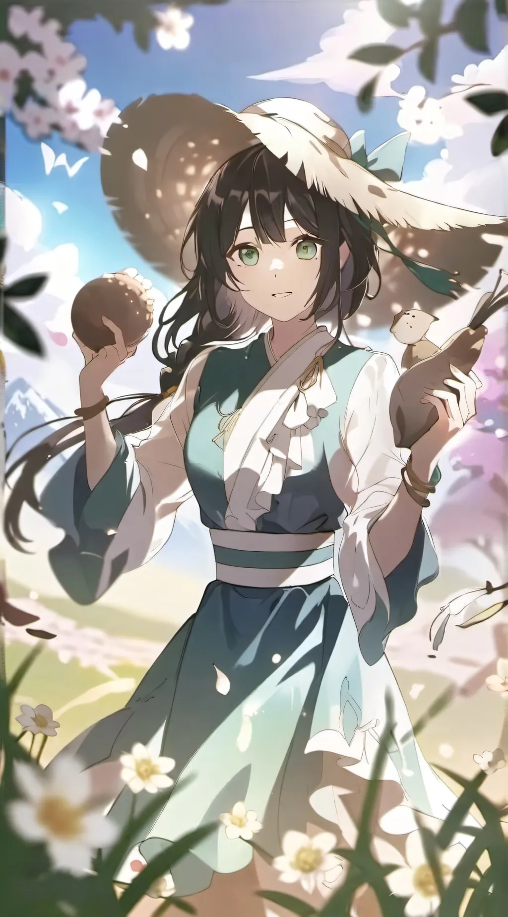 ai character: 𝗟𝗶𝗹𝗹𝘆 Richerson background