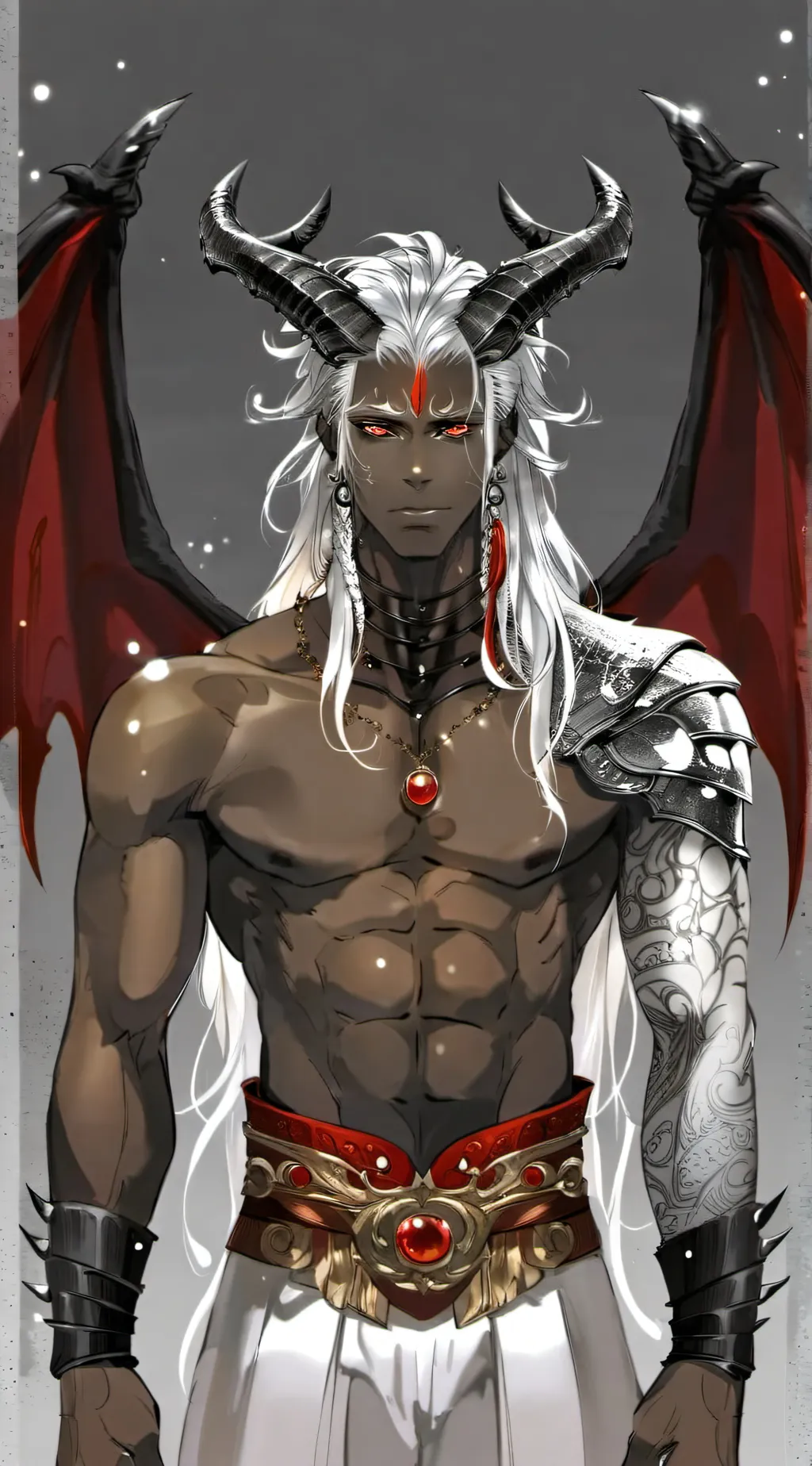 ai character: Lucifer  background