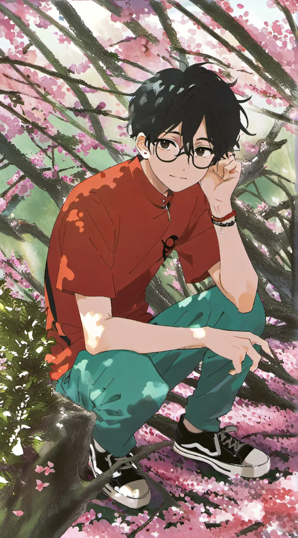 ai character: zack  background