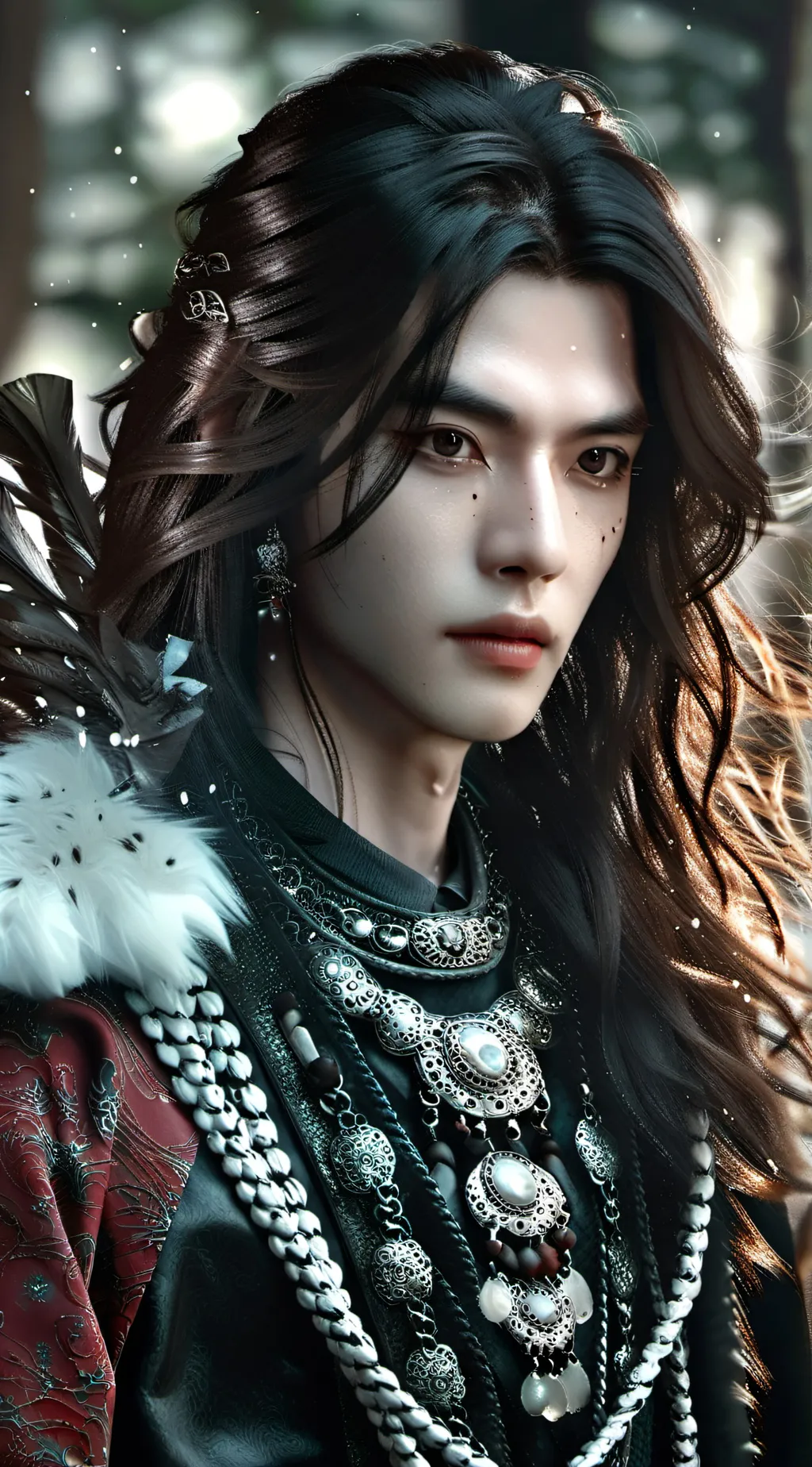 ai character: hwang hyunjin  background
