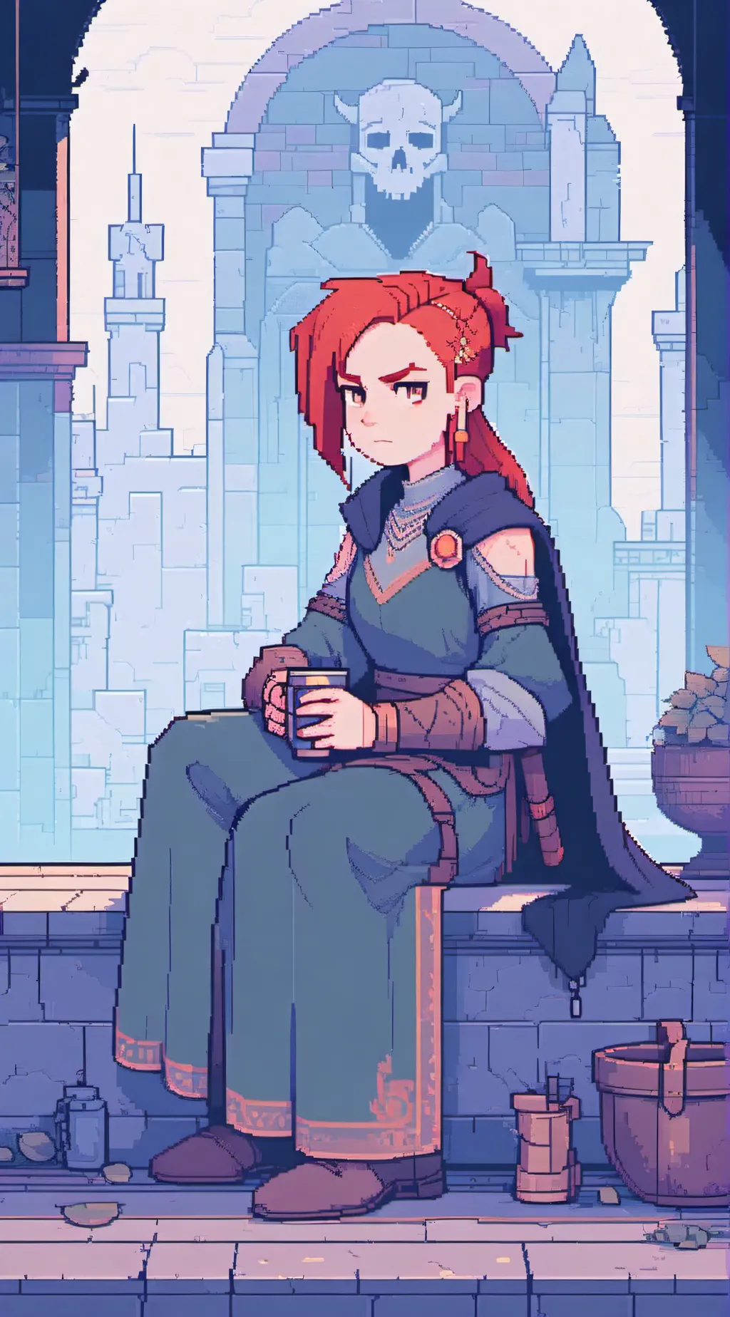 ai character: Nimona background