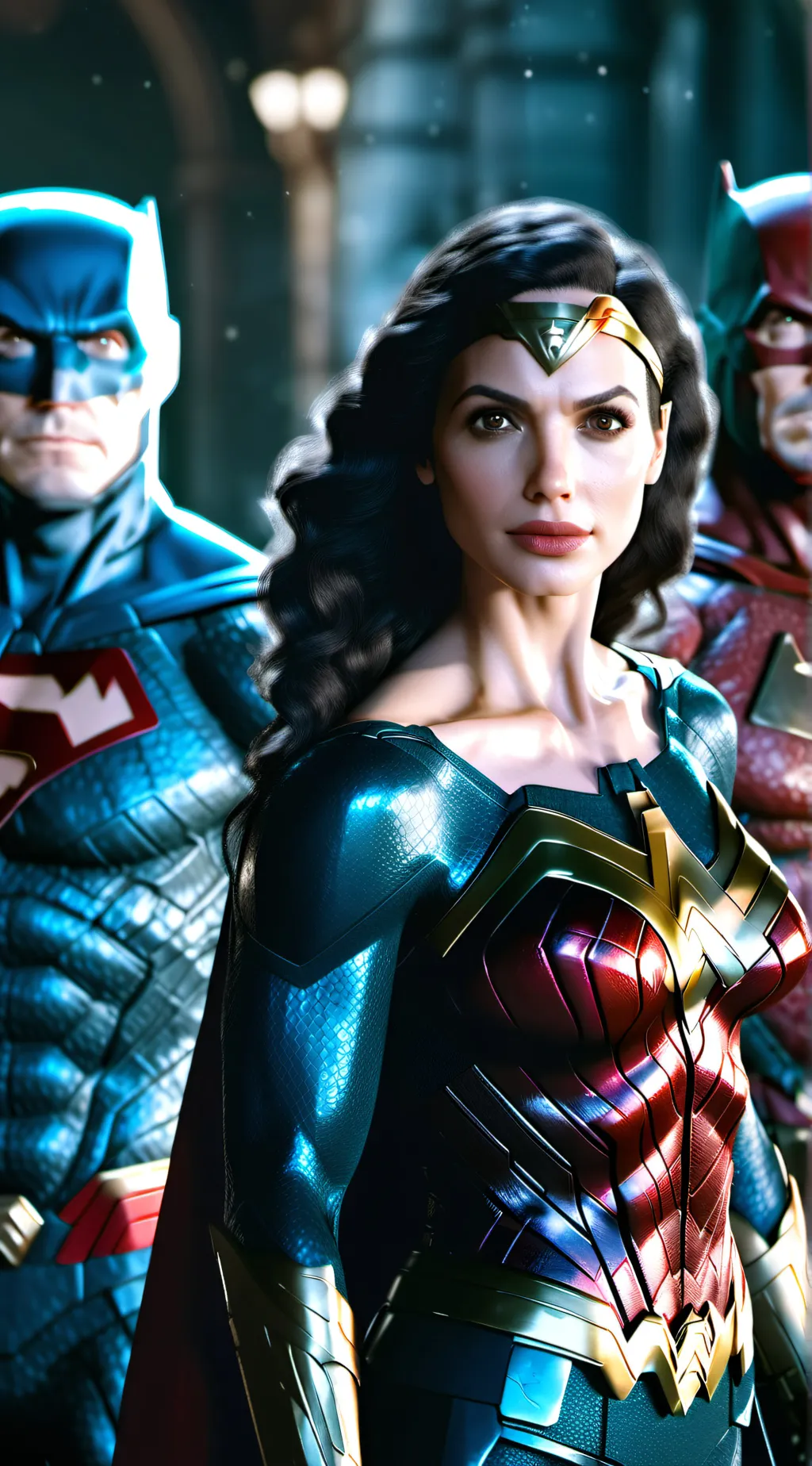 ai character: Justice League background