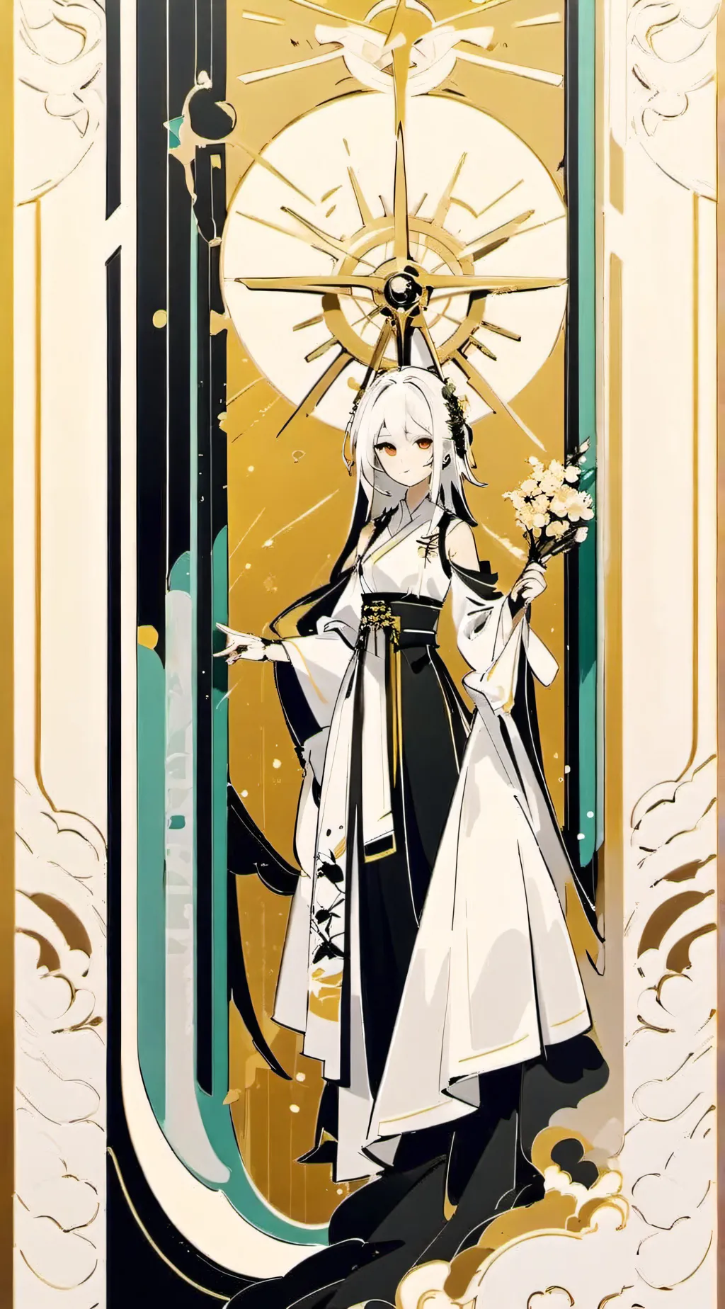 ai character: Girly pop background