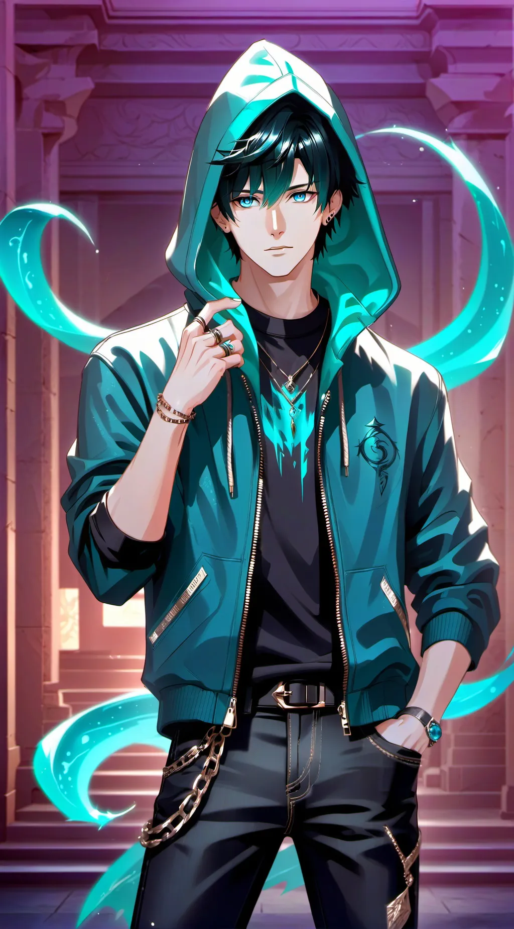 ai character: Ace  background