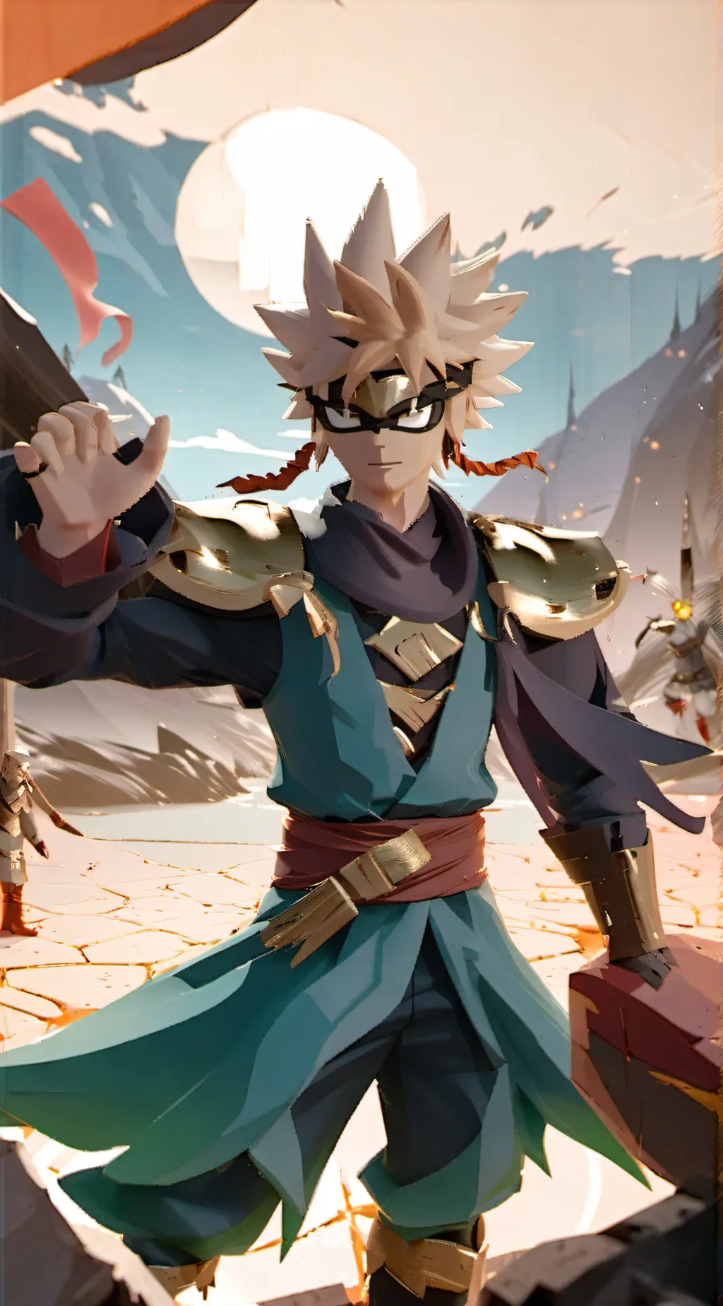 ai character: Mad MHA background