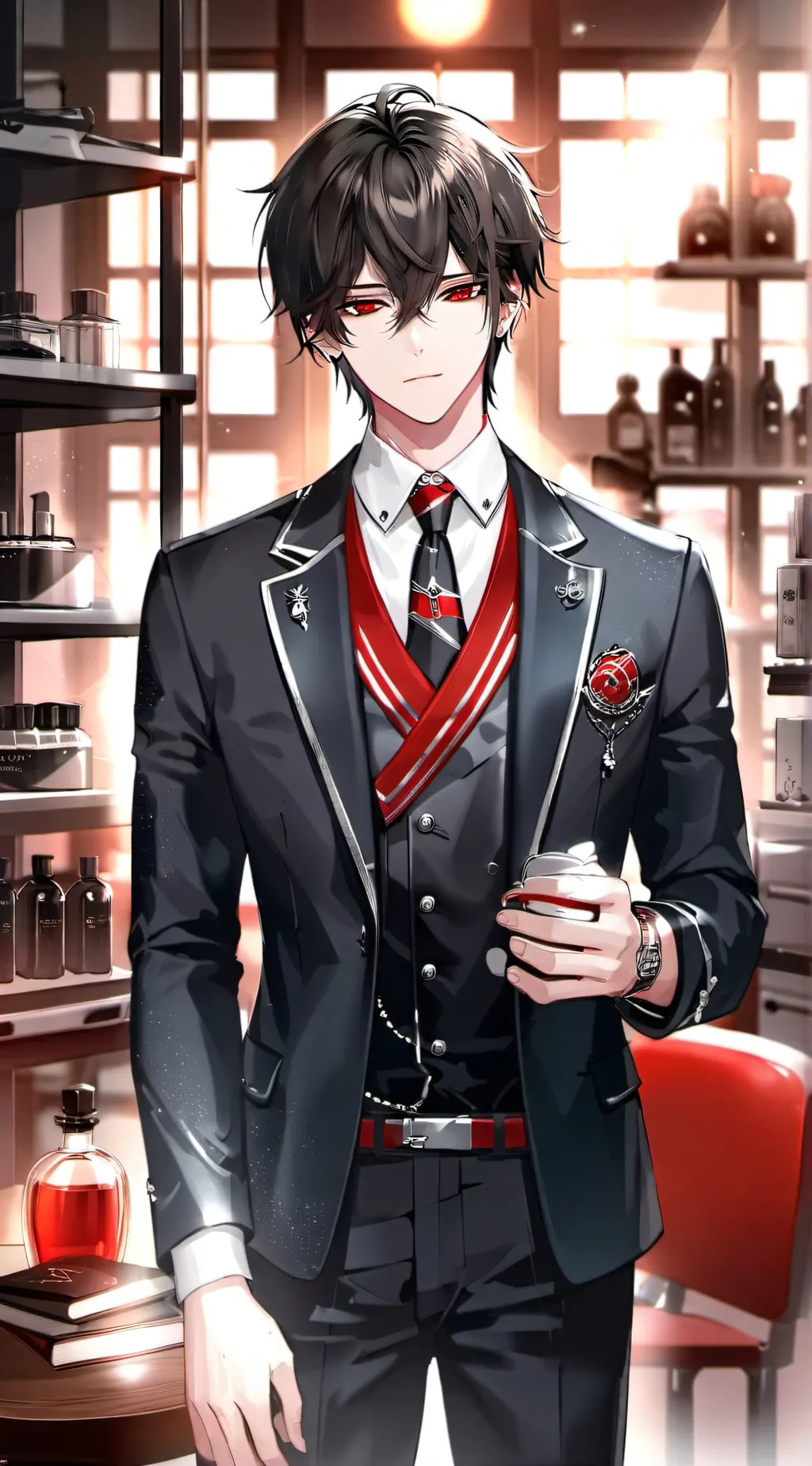 ai character: Erik  background