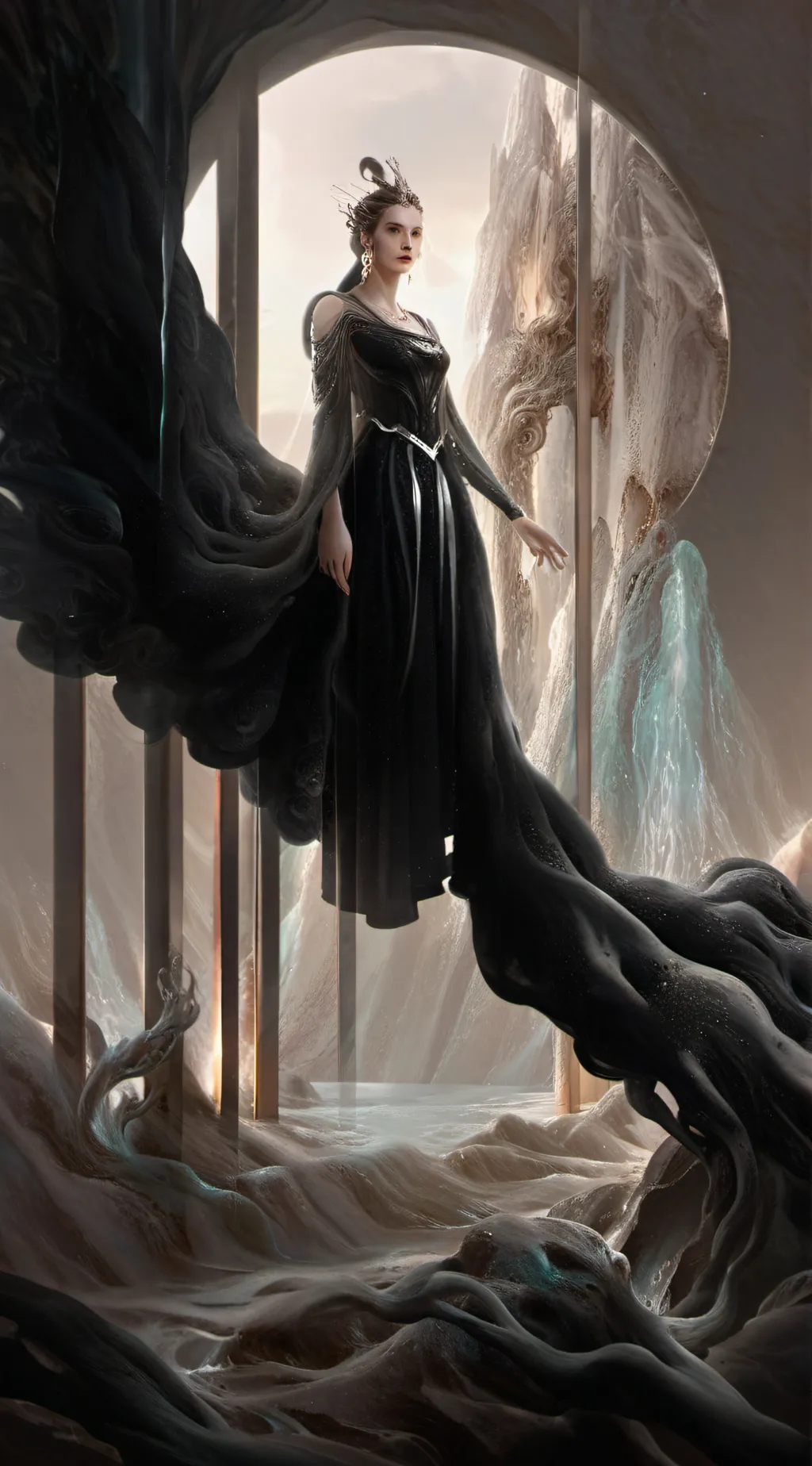 ai character: Hailey  background