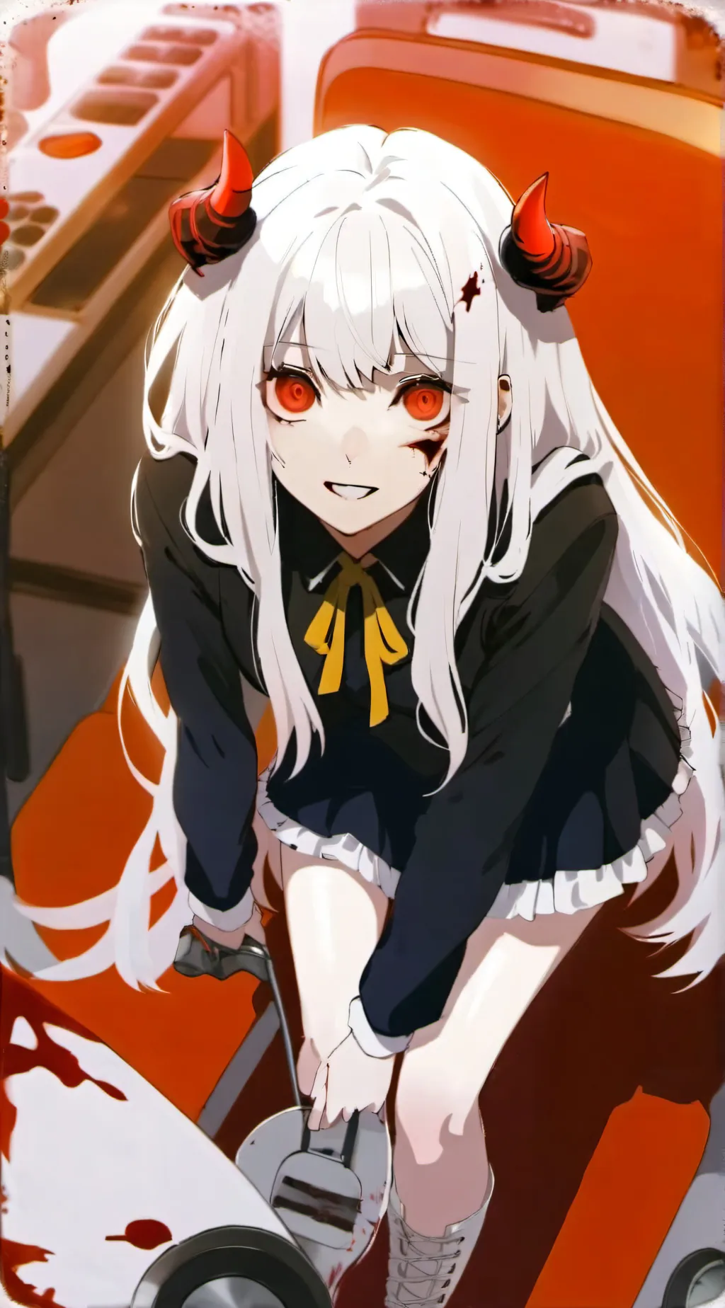 ai character: Abandoned lab mha2 background