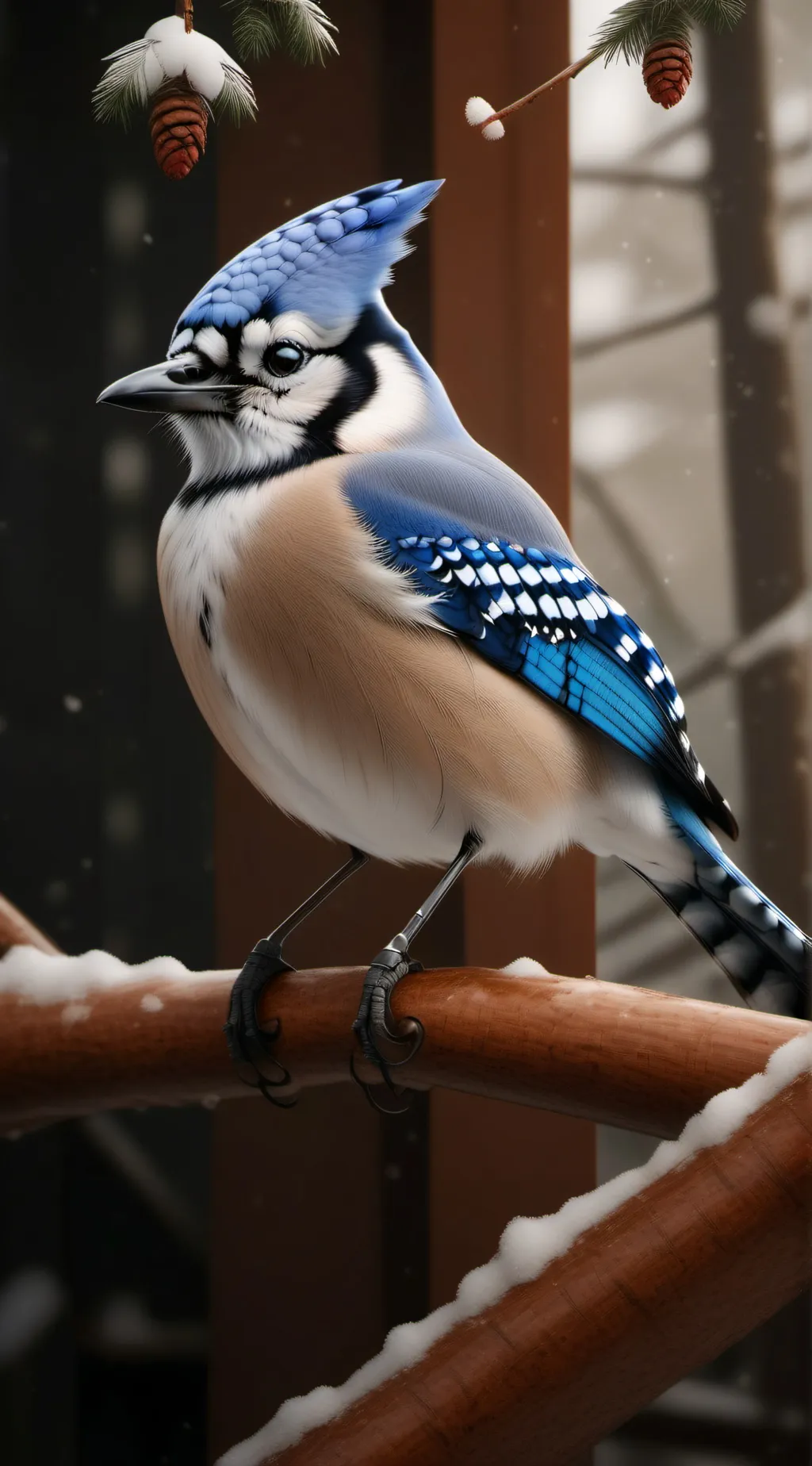 ai character: Bird background