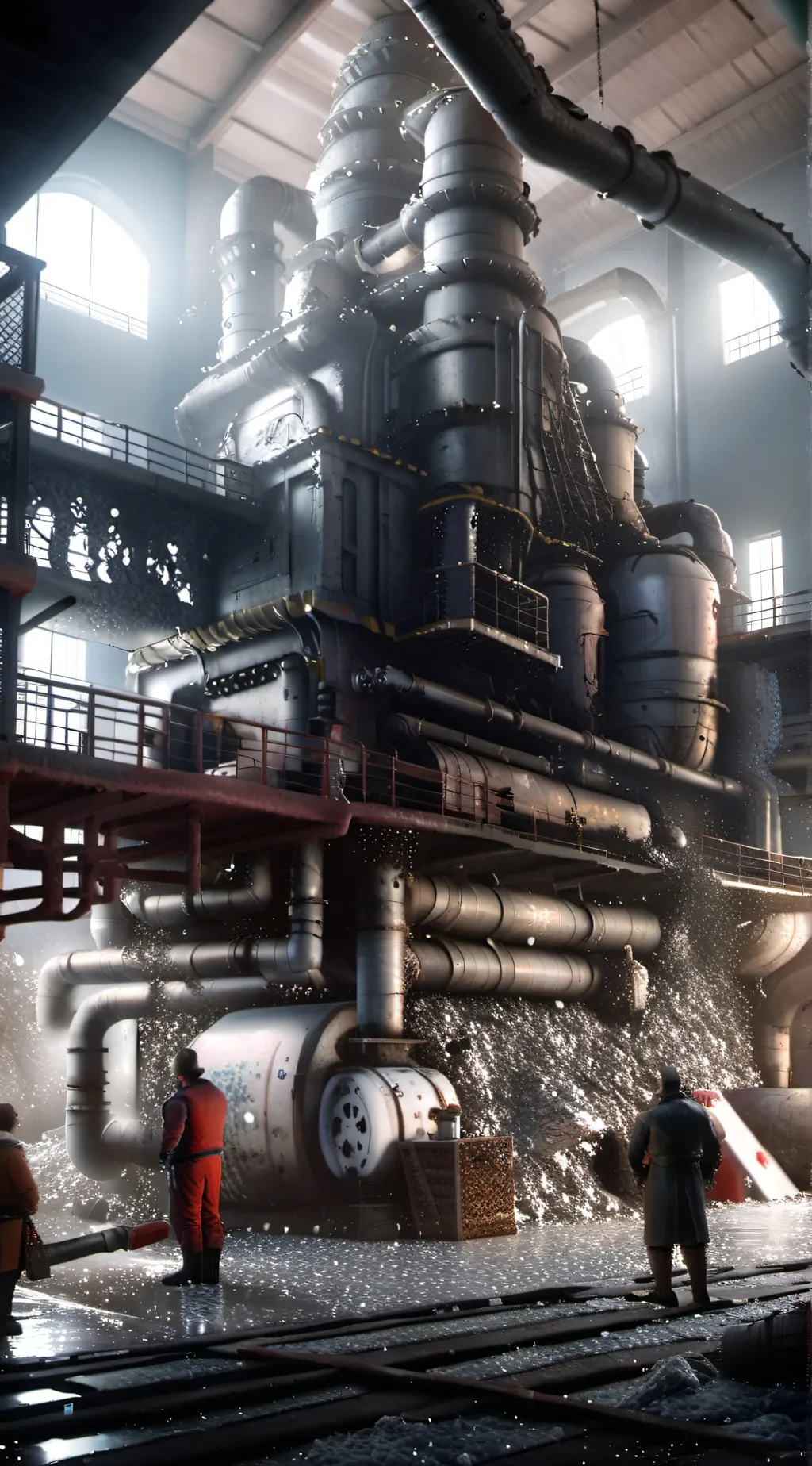 ai character: Poppy Playtime  background